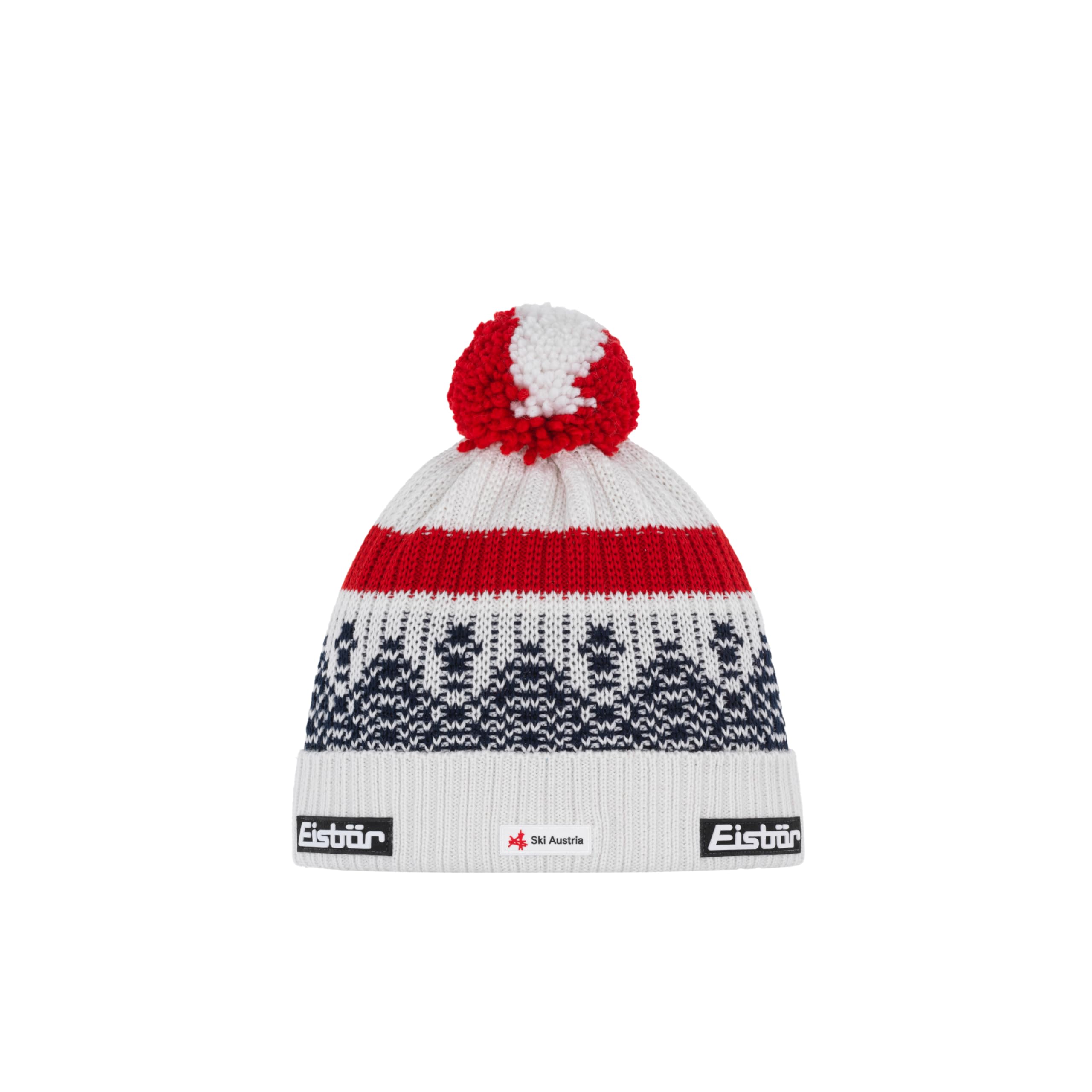 eisb-r-norrak-pompon-m-tze-ski-austria-unisex-mit-fleece image 1