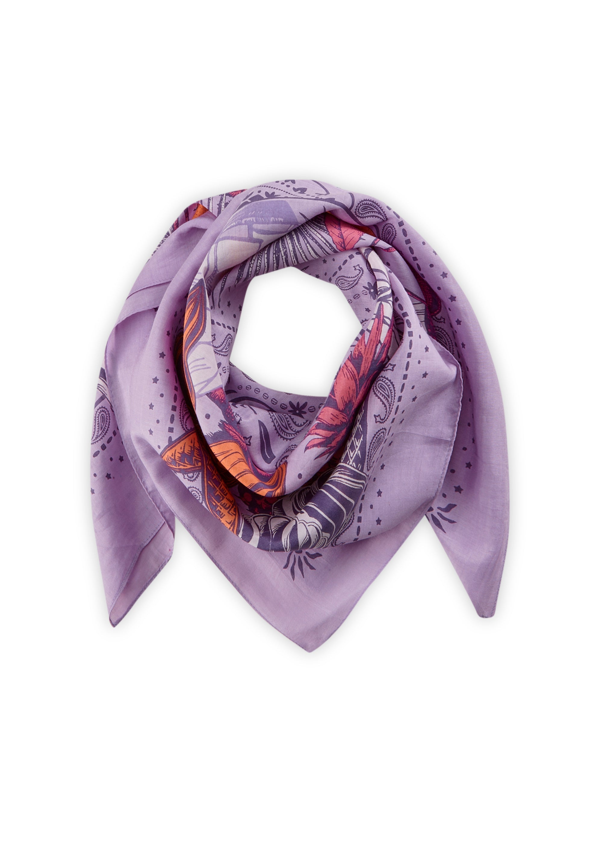 codello-premium-bandana-carr-70x70-aus-baumwoll-seide-mix-mit-sommermotiven image 3