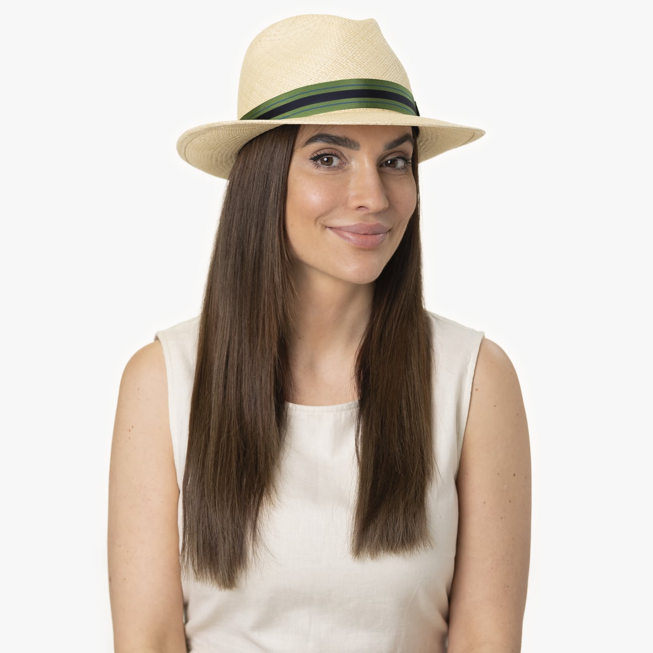 mayser-albenga-green-stripes-panamahut image 1