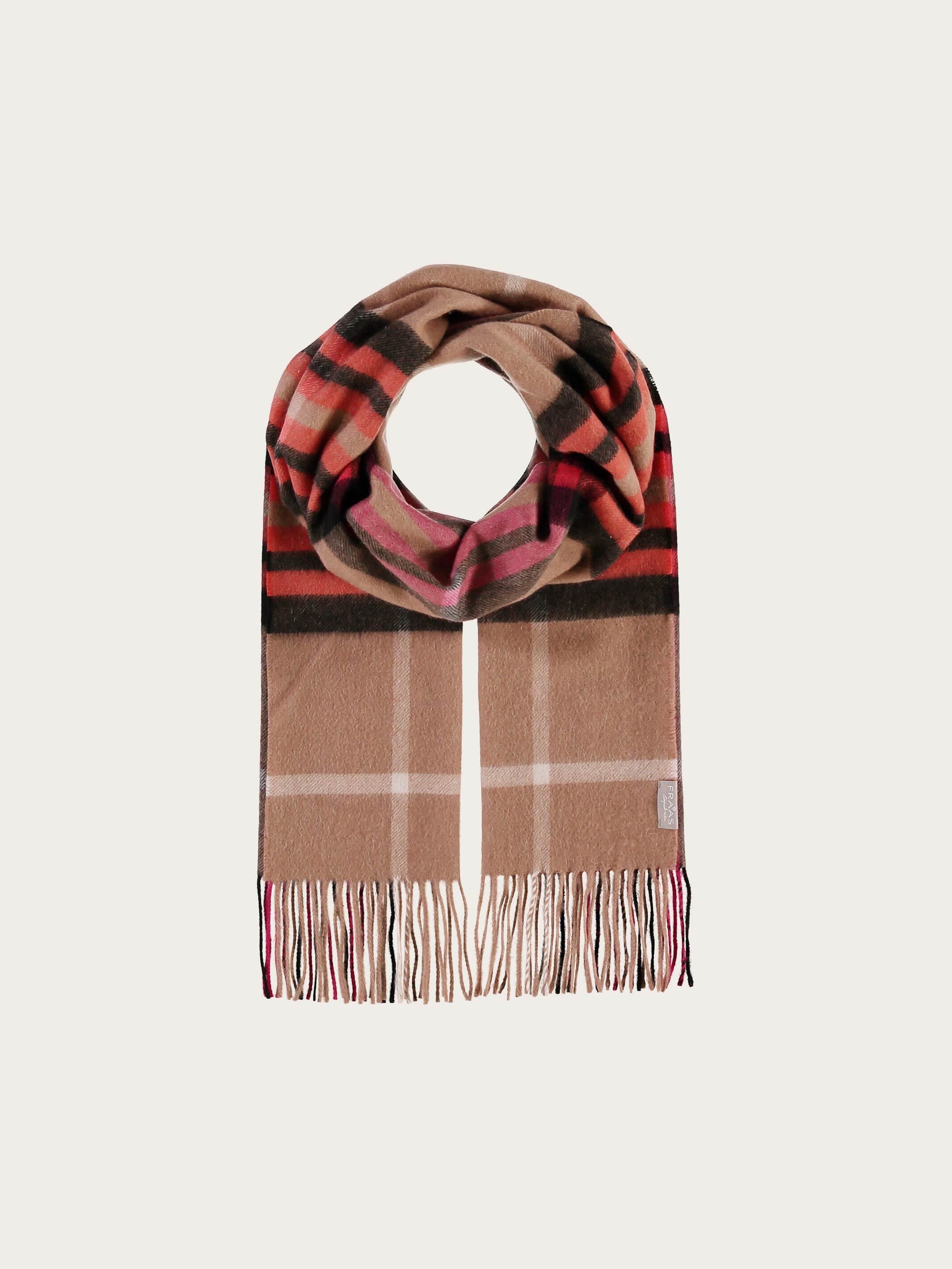 fraas-kaschmir-schal-mit-fraas-plaid-karo-42-x-190-cm-aus-reinem-kaschmir image 8