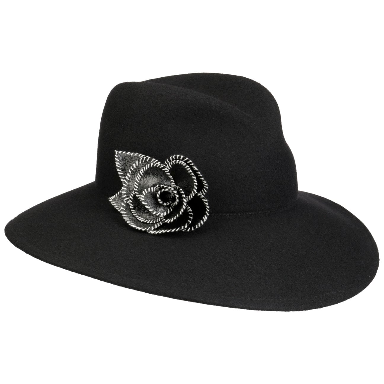 mayser-ilaria-flower-wollhut-damen-walkhut-mit-blume image 3