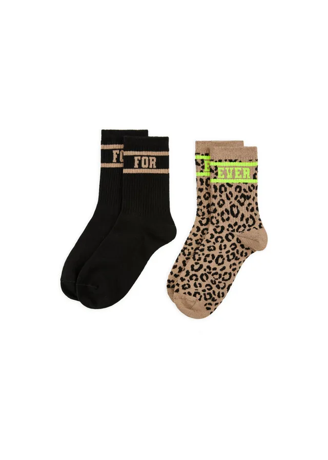 codello-2-paar-socken-aus-baumwoll-jacquard-mit-forever-schriftzug image 1
