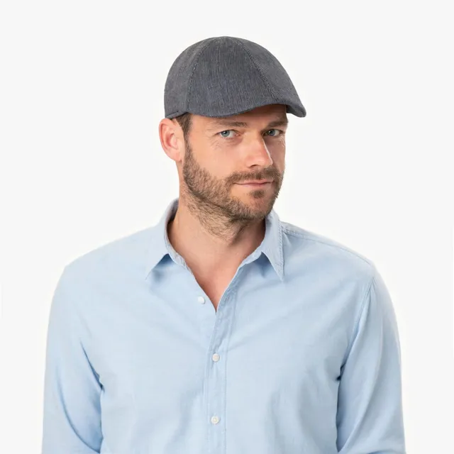 mayser-paddy-stripes-flatcap-schieberm-tze-aus-leinen image 1
