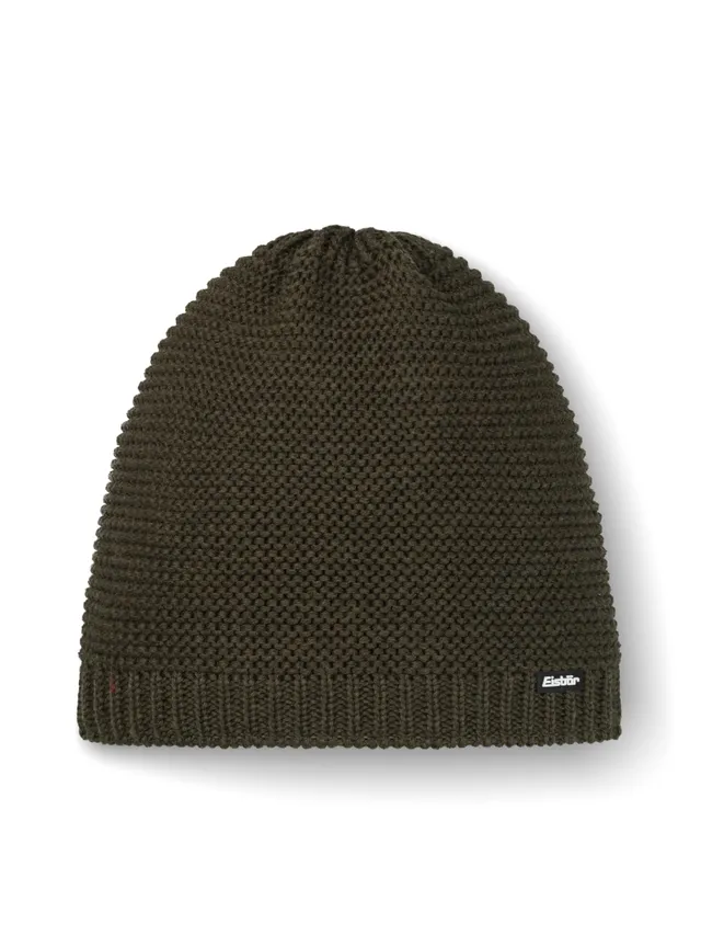 eisb-r-corson-os-m-tze-oversize-strickm-tze-aus-merinowolle-mit-fleecefutter-uni image 1