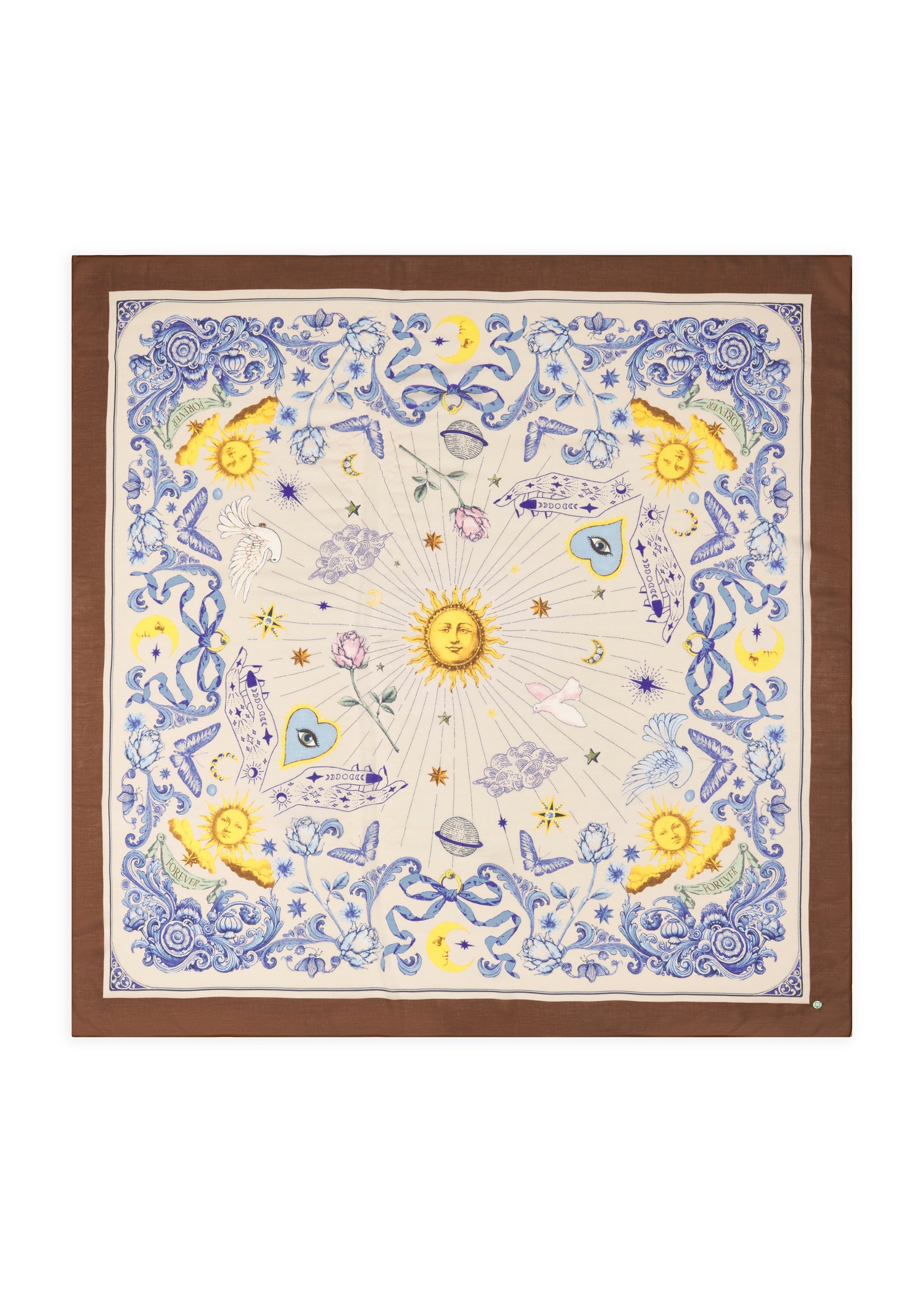 codello-tuch-aus-modal-wolle-mix-mit-universum-motiven image 1