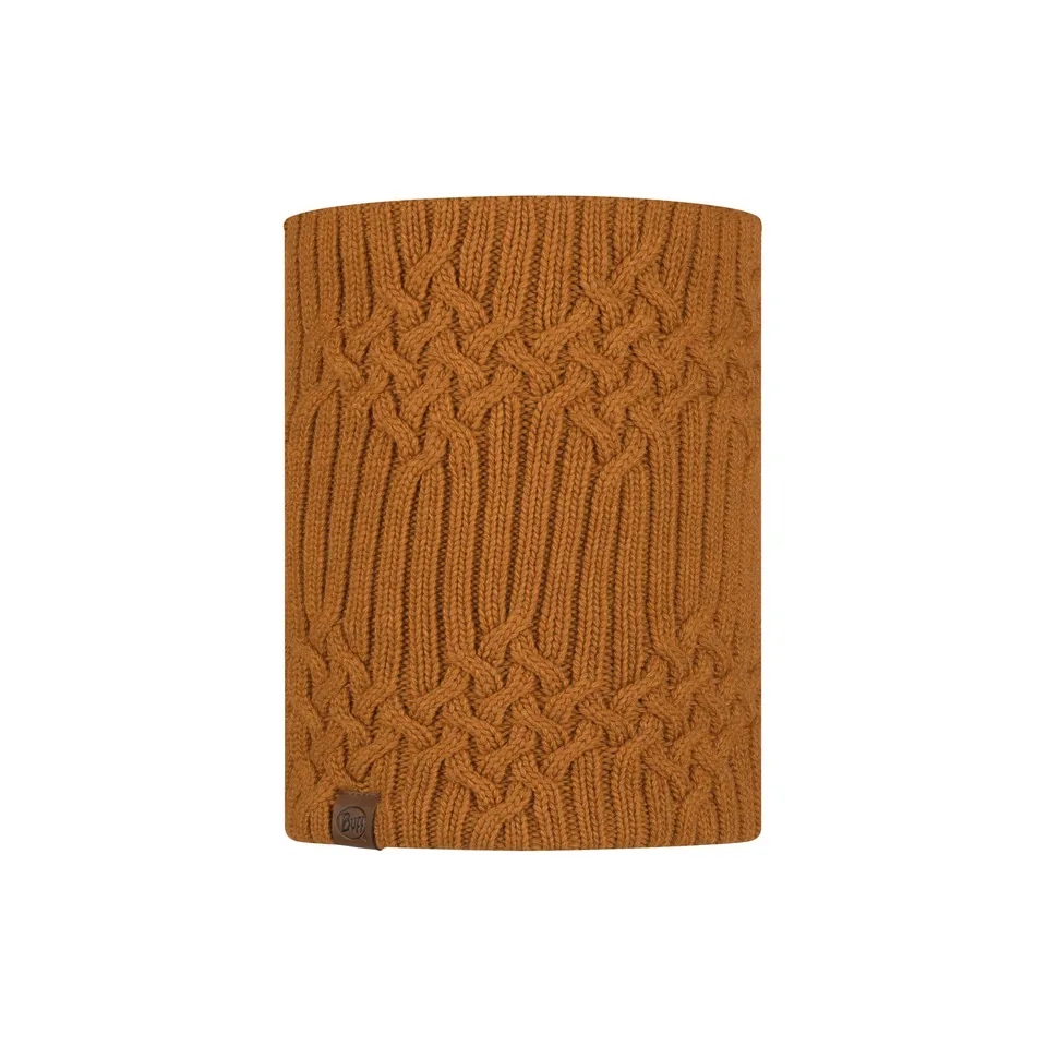 buff-knitted-fleece-neckwarmer-new-helle-mustard-unisex-einheitsgr-e image 1