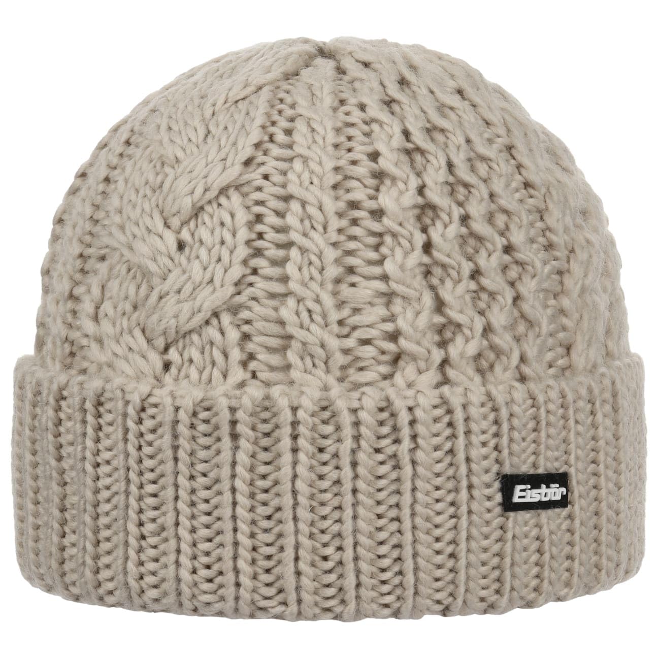 eisb-r-afratos-merino-wollm-tze-damen-mit-fleece-und-zopfmuster image 6