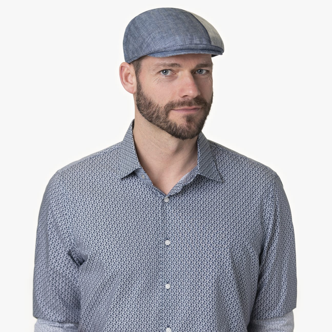 mayser-jasper-twotone-leinen-flatcap-herren-fischgr-t image 1