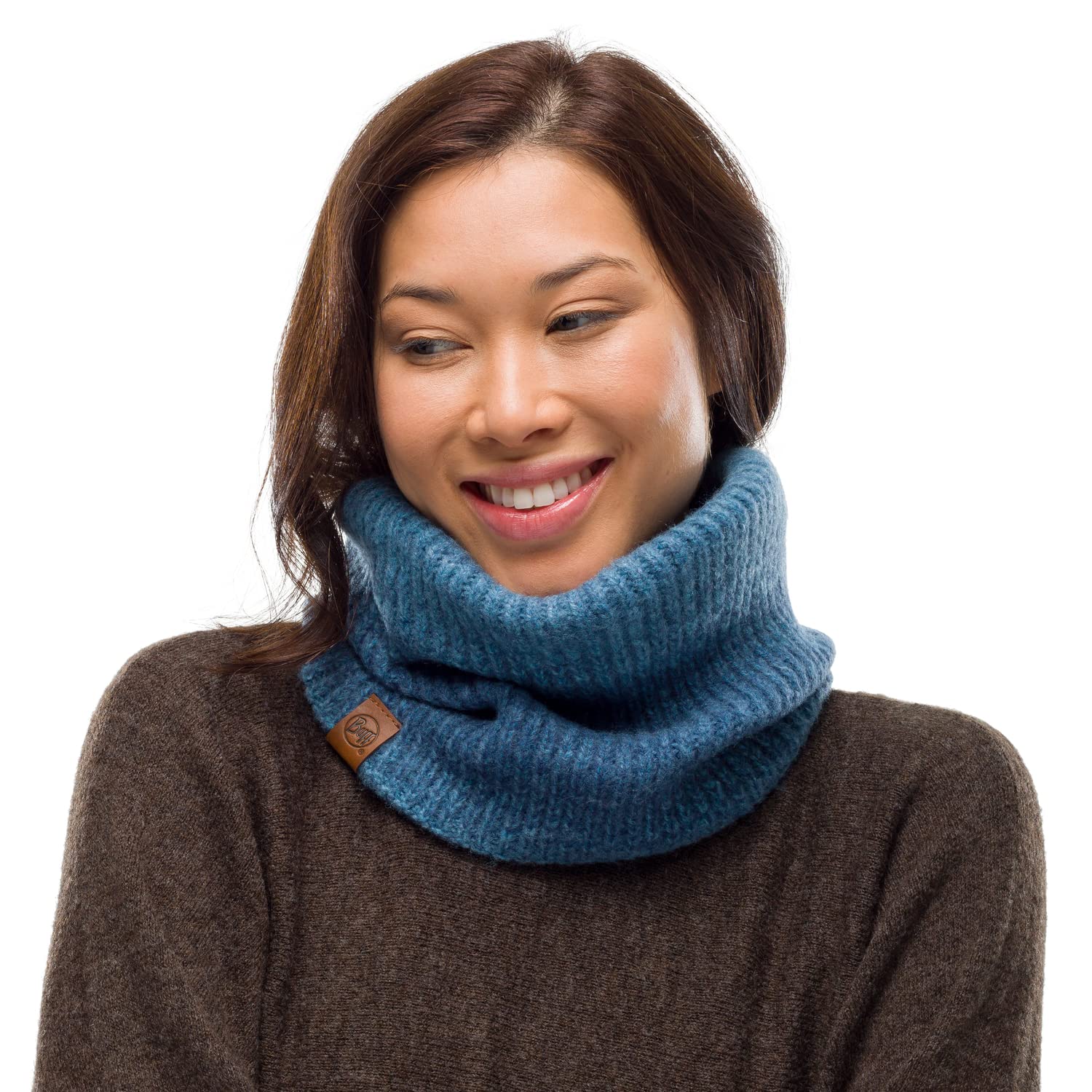 buff-knitted-polar-schlauchschal-marin-denim-strick-mit-fleece image 4