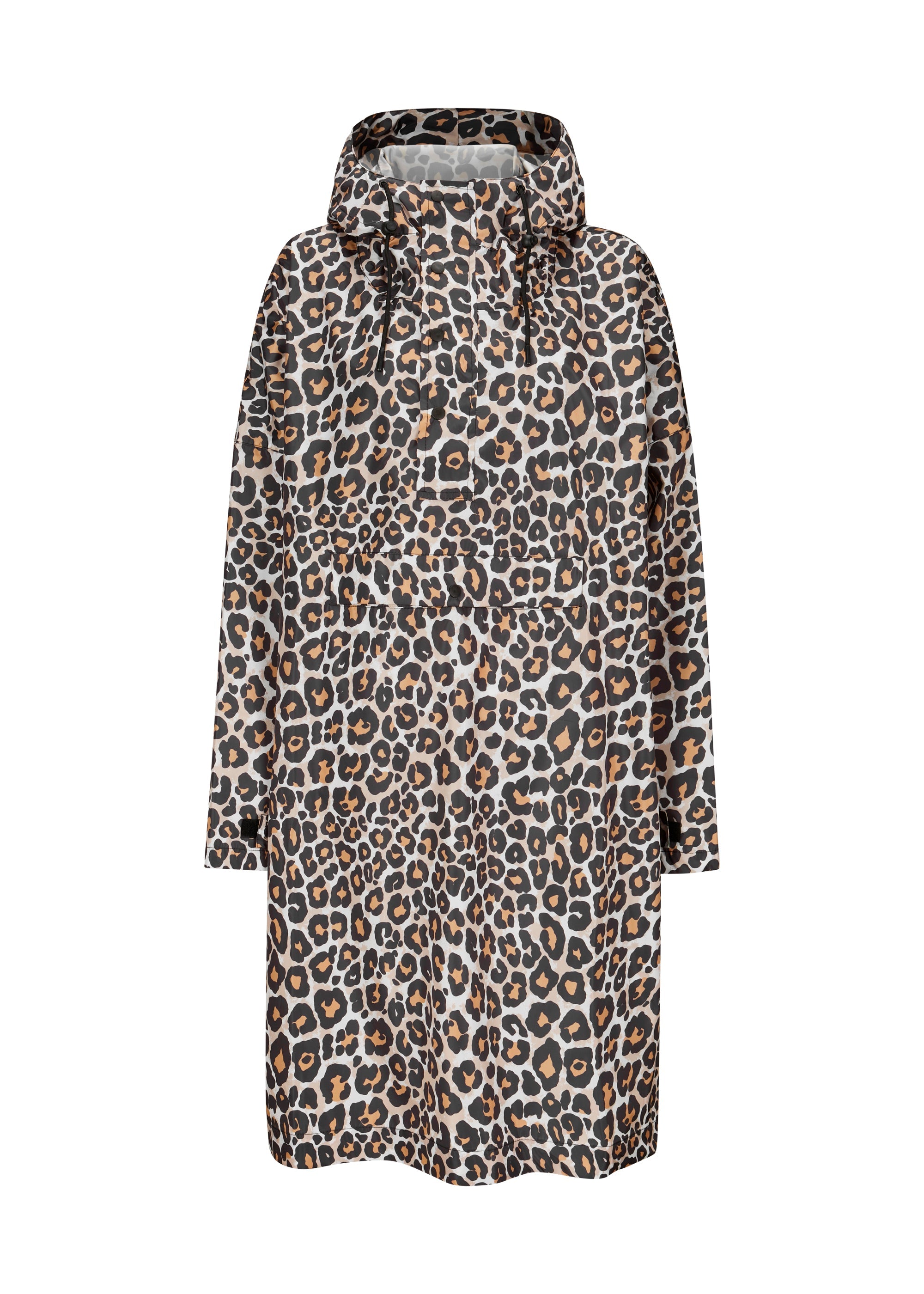 codello-regen-poncho-mit-leo-muster-aus-beschichtetem-polyester image 1