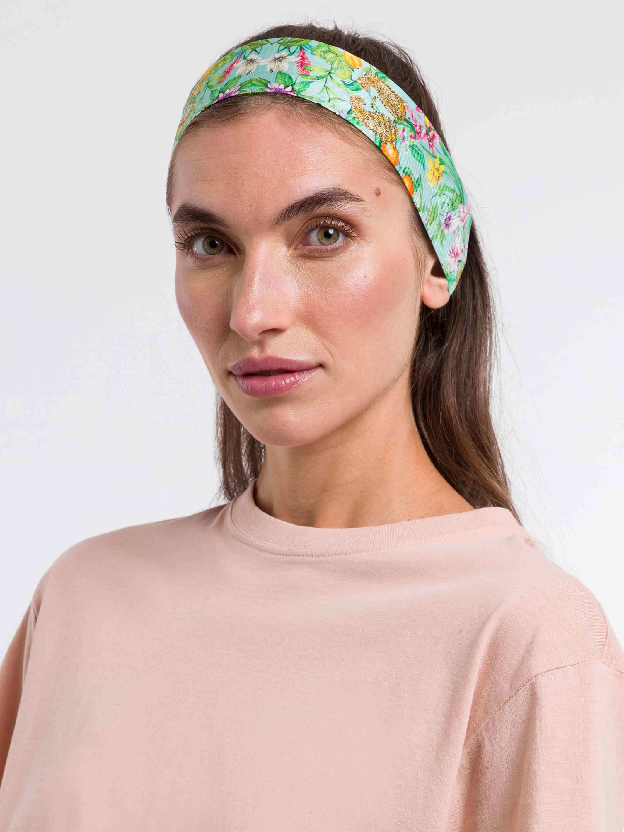 fraas-skinny-seidenschal-fraas-plaid-karo-dschungel-print-5-x-80-cm image 7