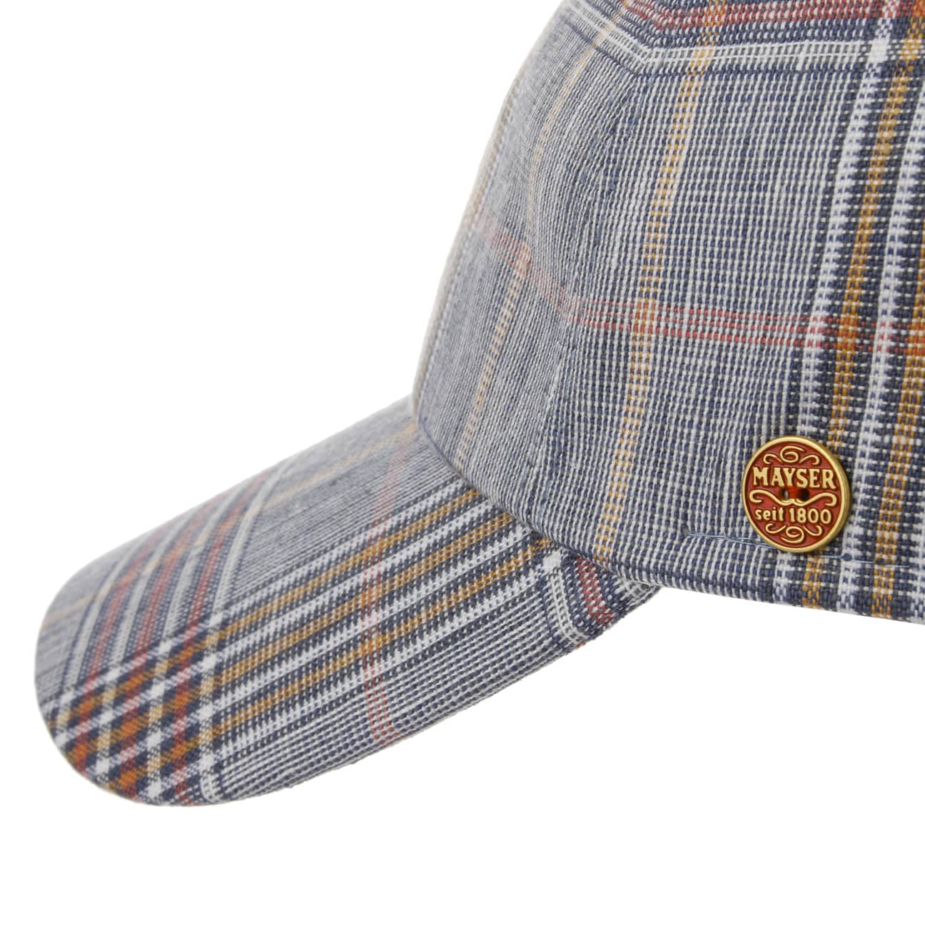mayser-jim-superior-coolmax-cap-karo-baseballcap-verstellbar image 5
