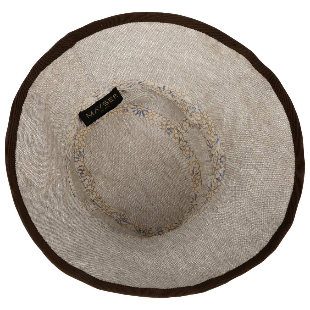 mayser-enna-melange-damenhut-sommerhut-aus-leinen-mit-schleife image 4