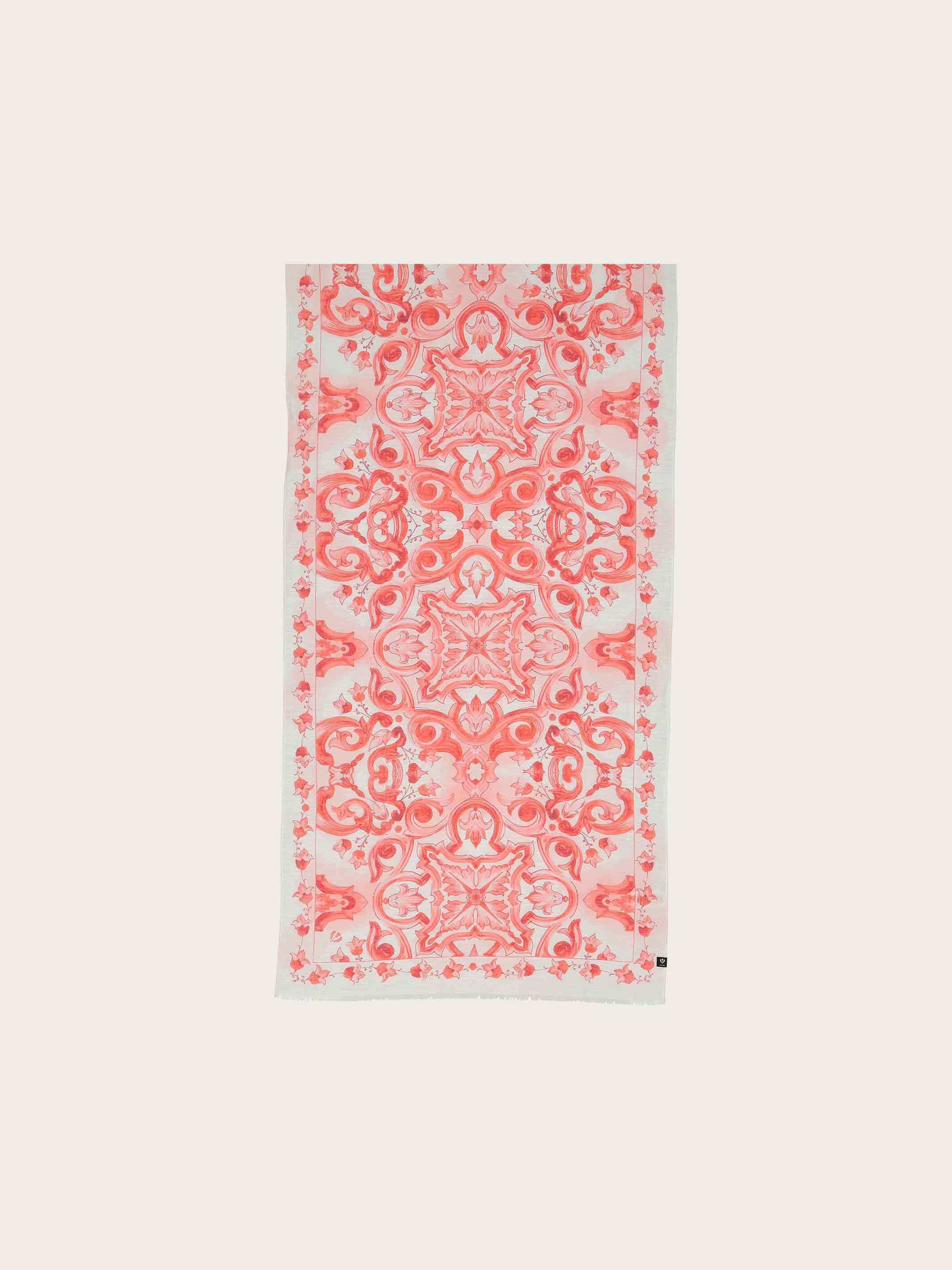 fraas-schal-mit-mosaik-design-in-hanf-baumwoll-mischung-58-x-180-cm image 7