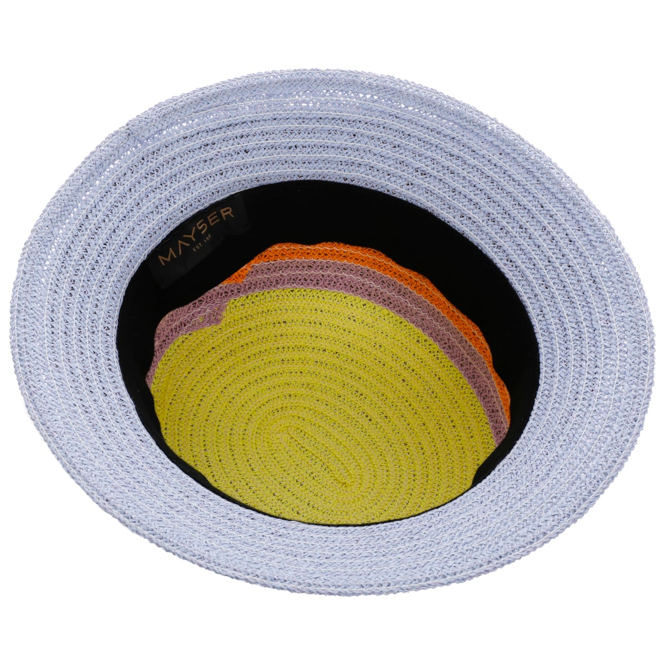 mayser-susanne-multicolour-strohhut-damen-glockenhut-aus-papierstroh-mix-mit-str image 4