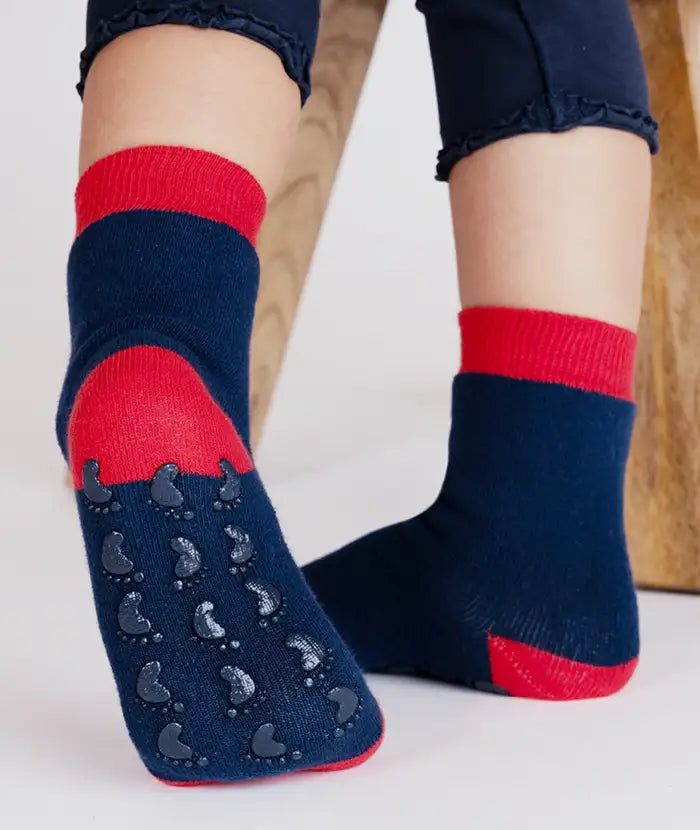 lenz-kids-rubber-print-kinder-baumwollsocke-2-paar image 3