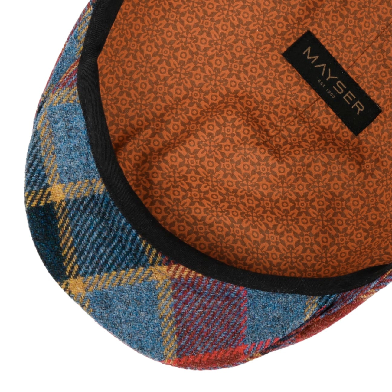 mayser-sidney-big-colour-check-flatcap-aus-schurwolle image 4