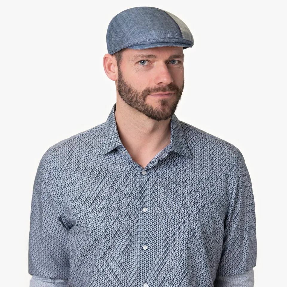 mayser-jasper-twotone-leinen-flatcap-herren-fischgr-t image 1
