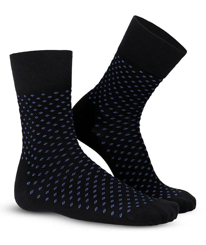 lenz-soft-touch-herren-socken-blaue-punkte image 5