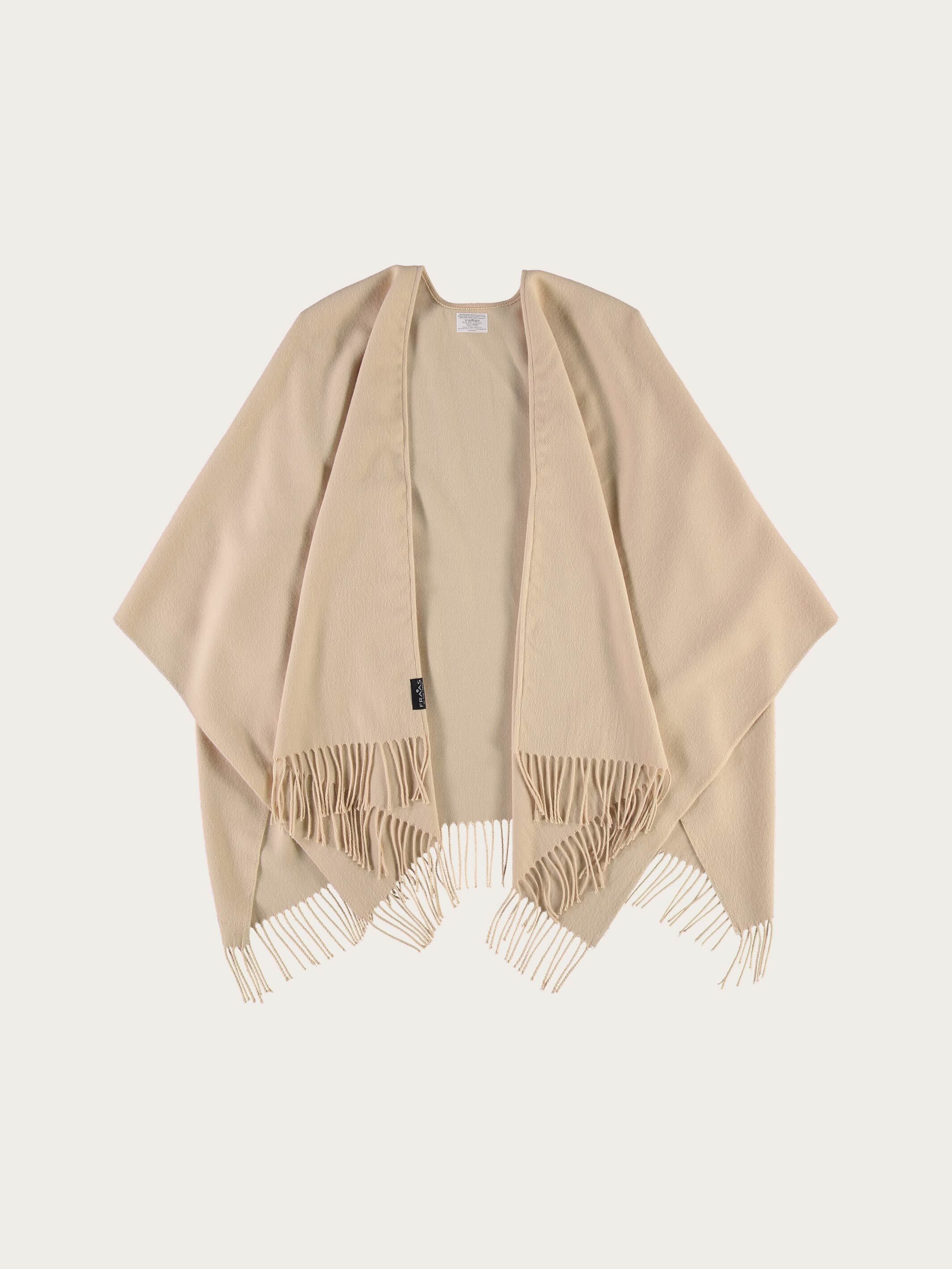 fraas-einfarbiger-poncho-ruana-aus-reinem-polyacryl-130-x-150-cm-cape-xxl-schal image 5
