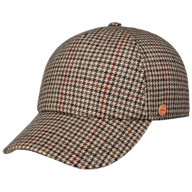 mayser-british-houndstooth-cap-baseballcap-wollmischung image 1