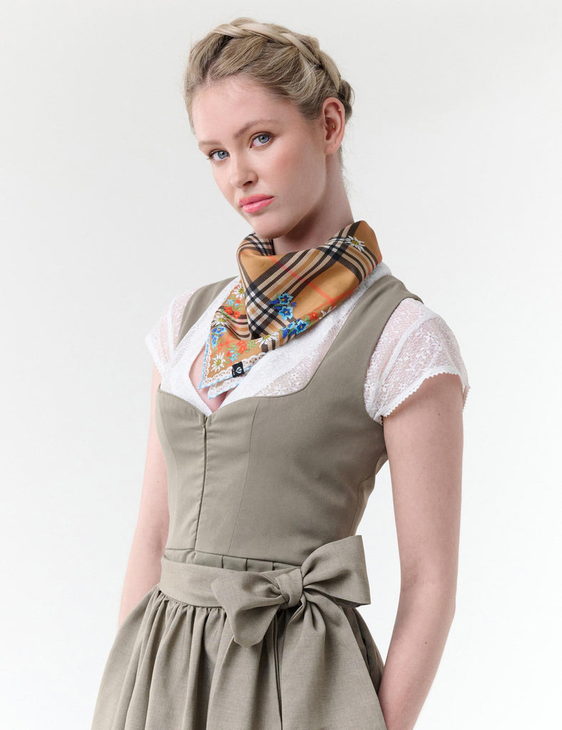 fraas-seidentuch-51-x-51-cm-fraas-plaid-karo-mit-blumen image 1
