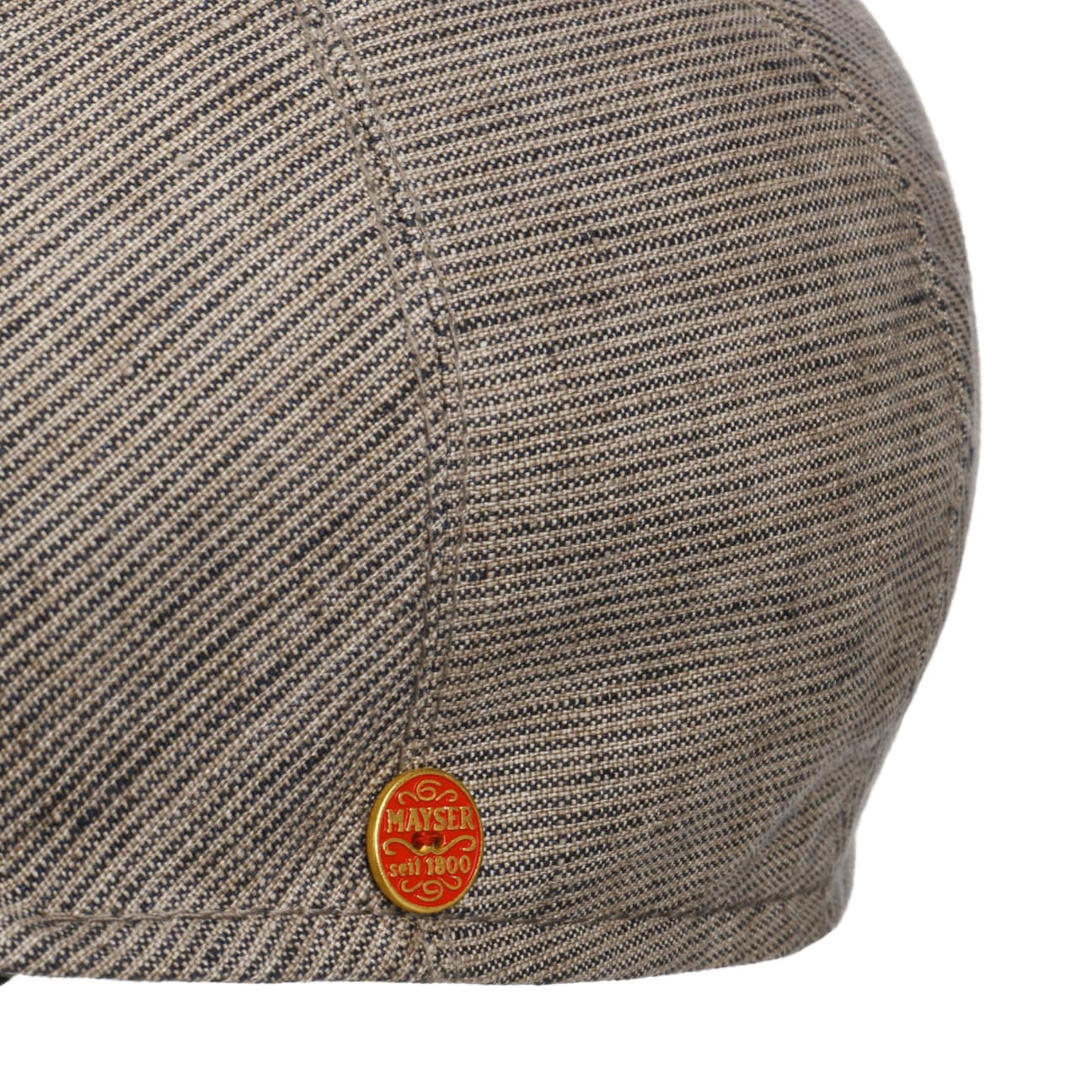mayser-sidney-leinen-stripes-flatcap-schieberm-tze image 5