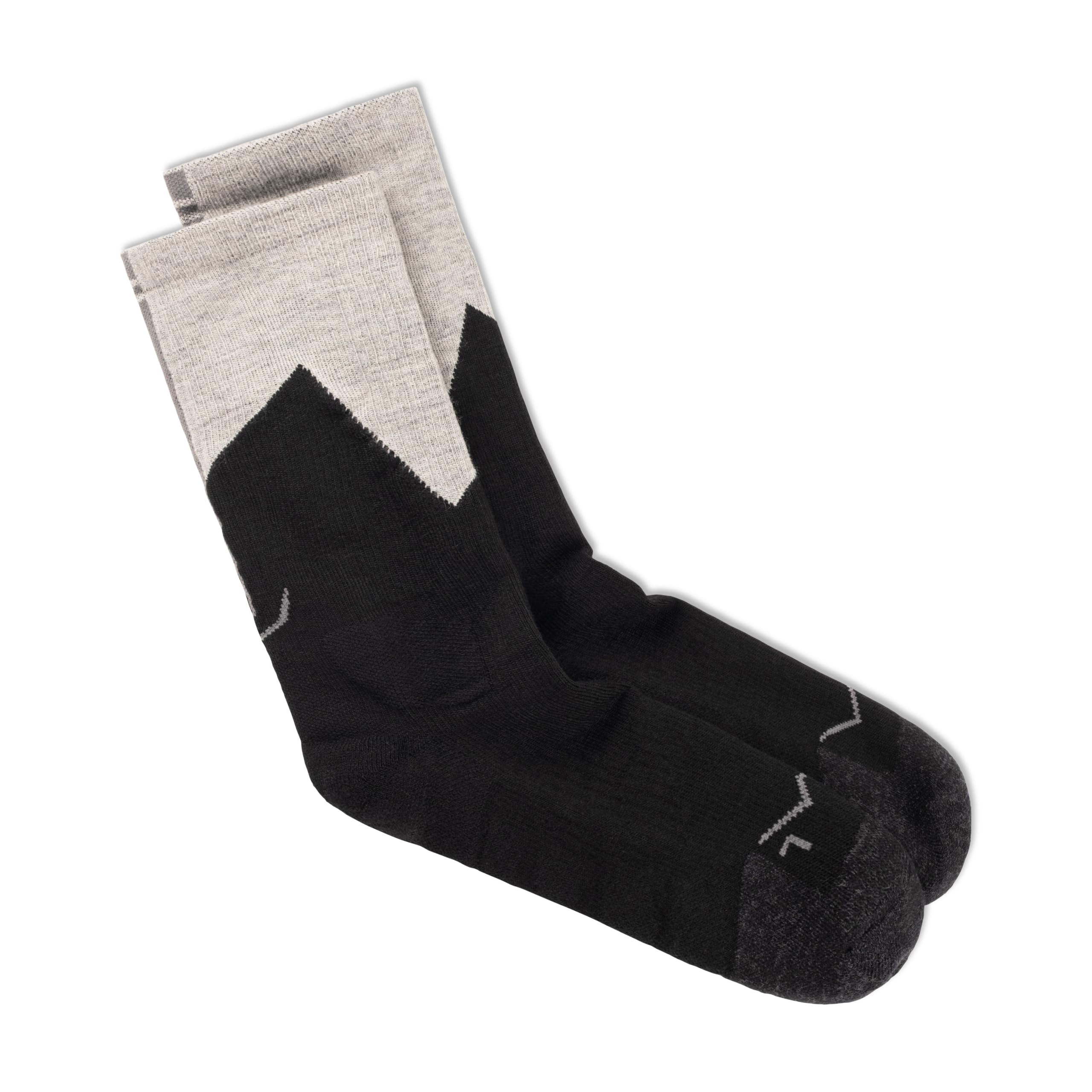 buff-merino-midweight-crew-socken-unisex-wandersocken image 3
