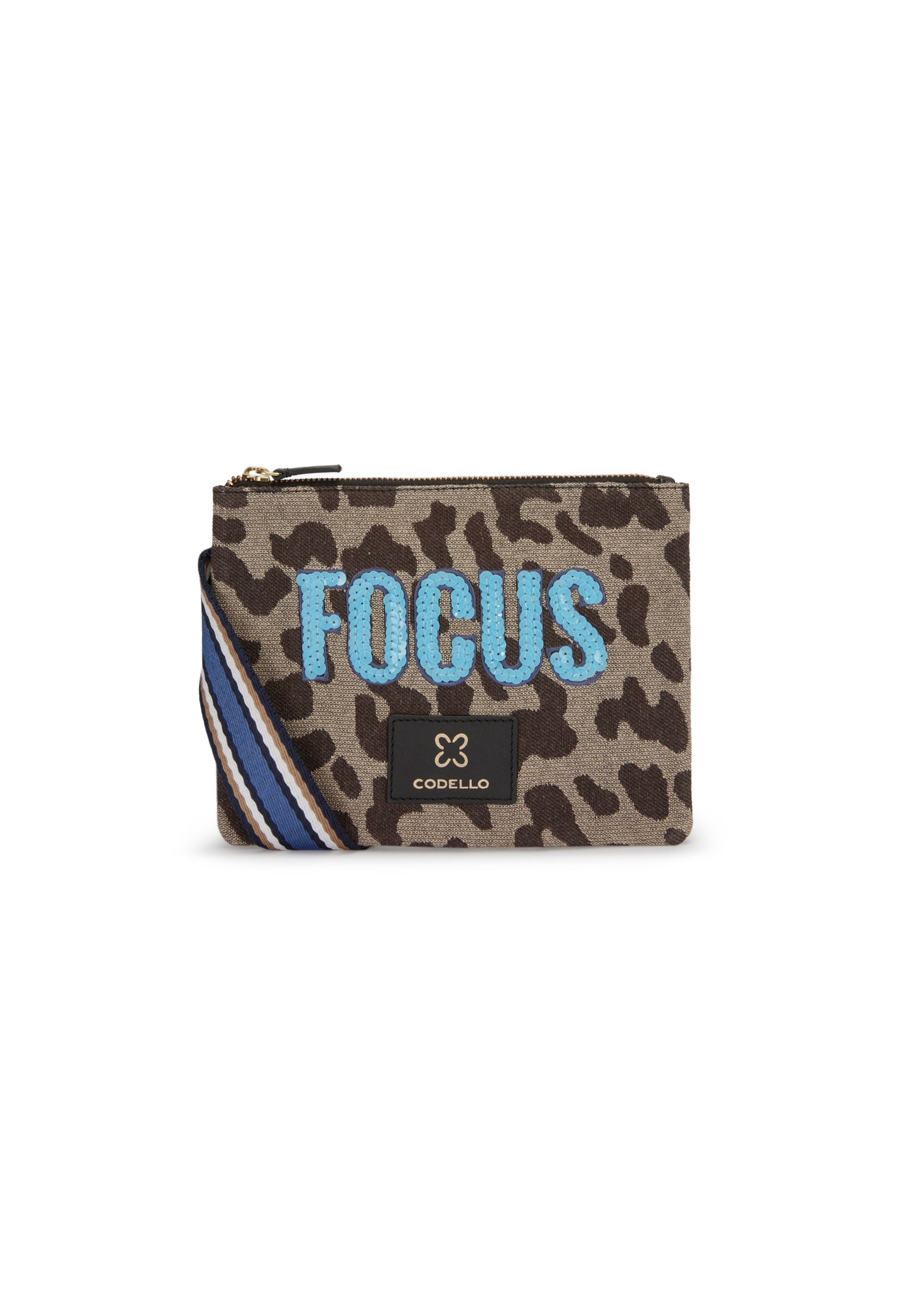 codello-umh-ngetasche-leo-bag-aus-canvas-mit-leomuster-und-focus-pailletten image 1