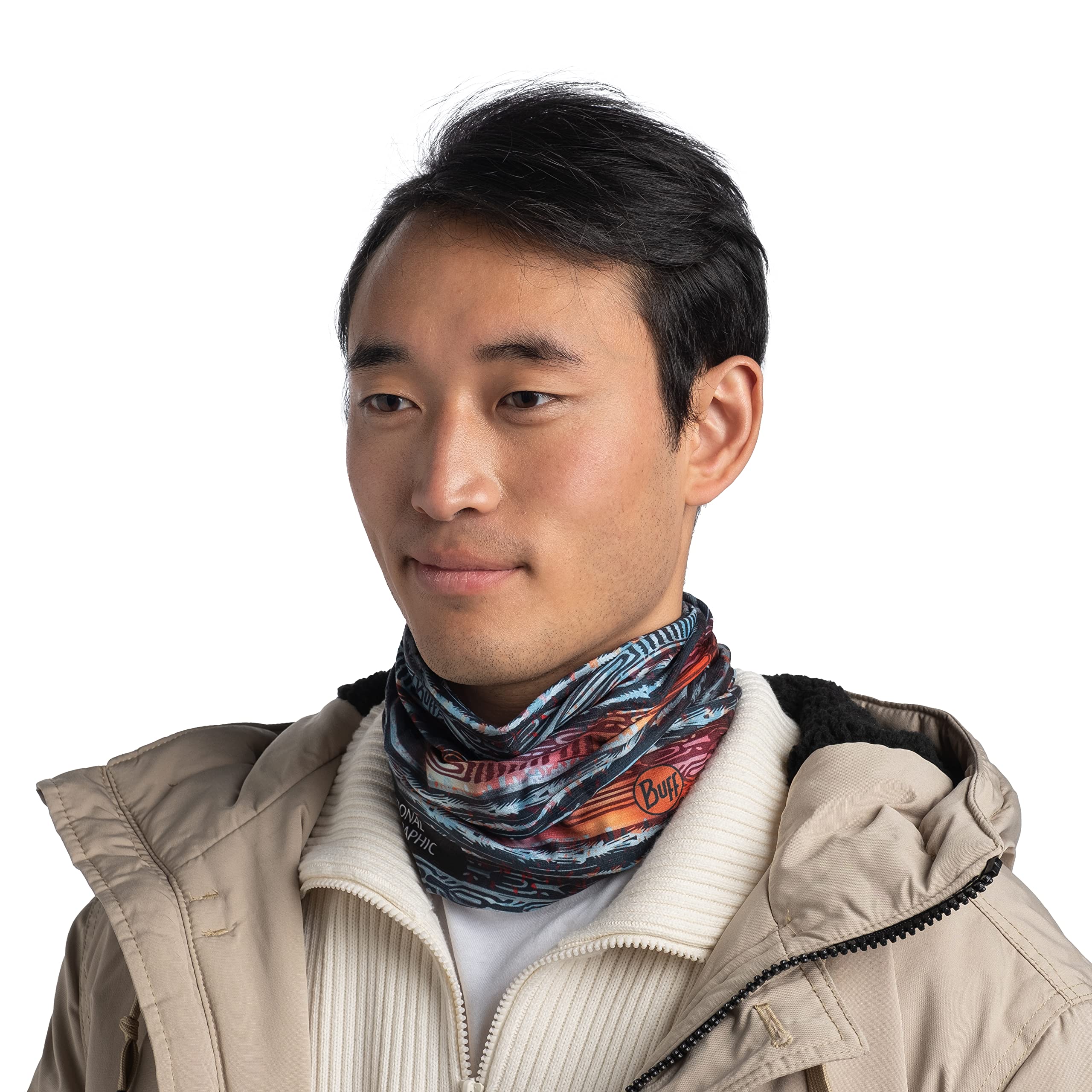 buff-national-geographic-original-tubular-anawhata-khaki-multifunktionstuch image 4