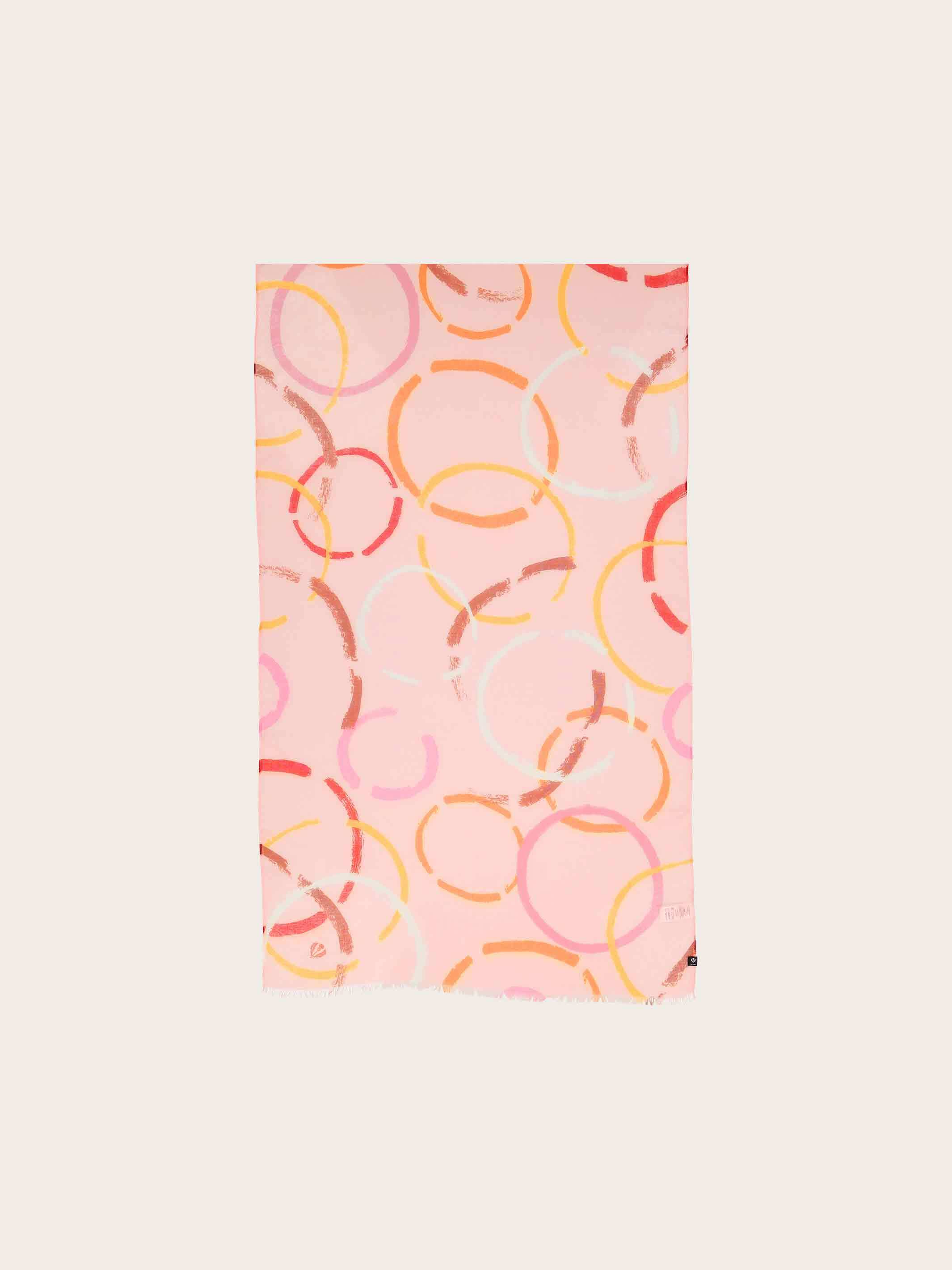 fraas-sustainability-collection-schal-mit-bunten-kreisen-70-x-180-cm image 2