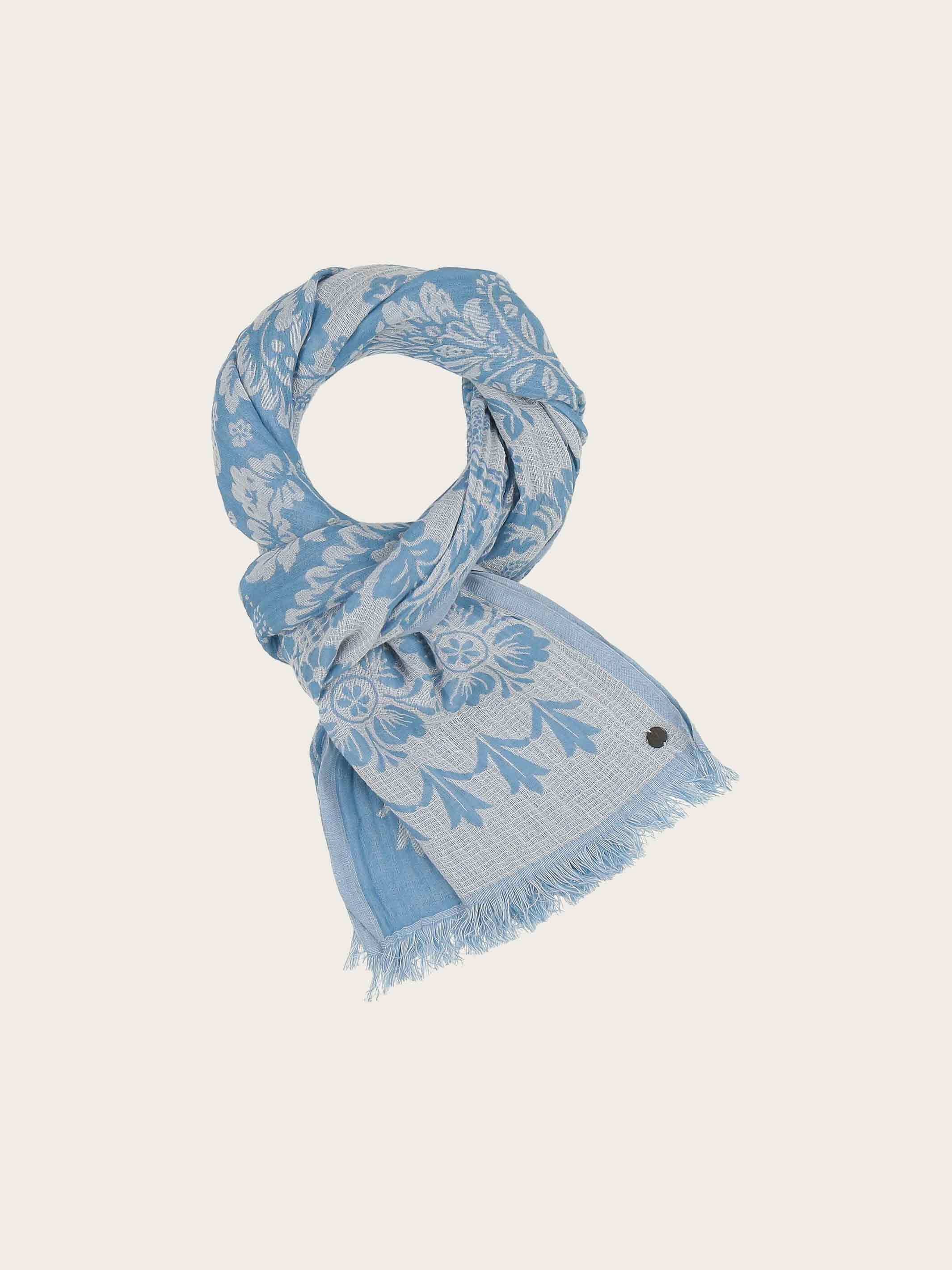 fraas-sustainability-edition-schal-damast-floral-double-face-bio-baumwolle-70-x- image 5