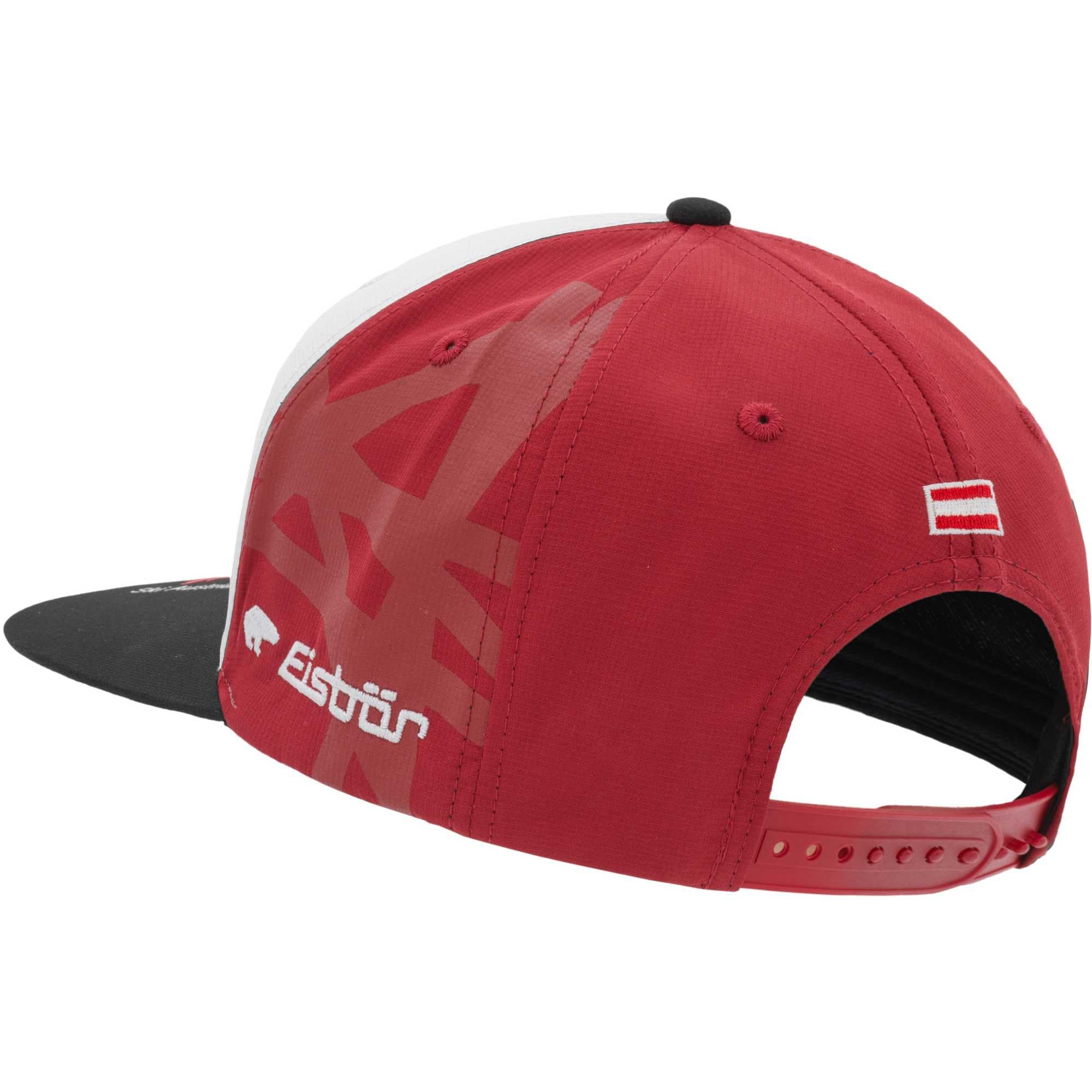 eisb-r-rato-cap-ska-snapback-cap-rot-wei-ski-austria image 3