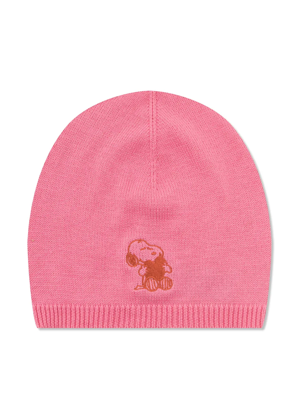 codello-peanuts-strickm-tze-aus-baumwoll-mix-mit-snoopy-stickerei image 1