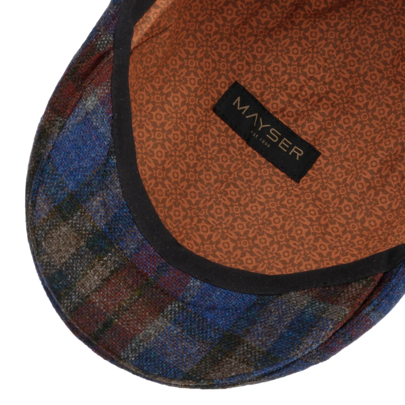 mayser-lennart-shetland-flatcap-karo-flatcap-herren image 4