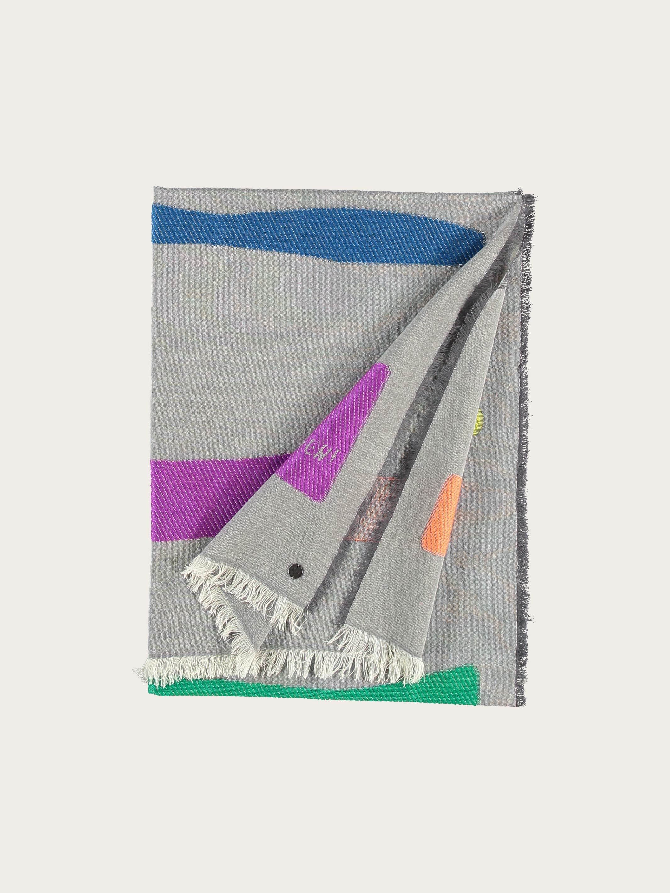 fraas-cashmink-stola-du-musst-k-mpfen-regenbogen-baumwolle image 4