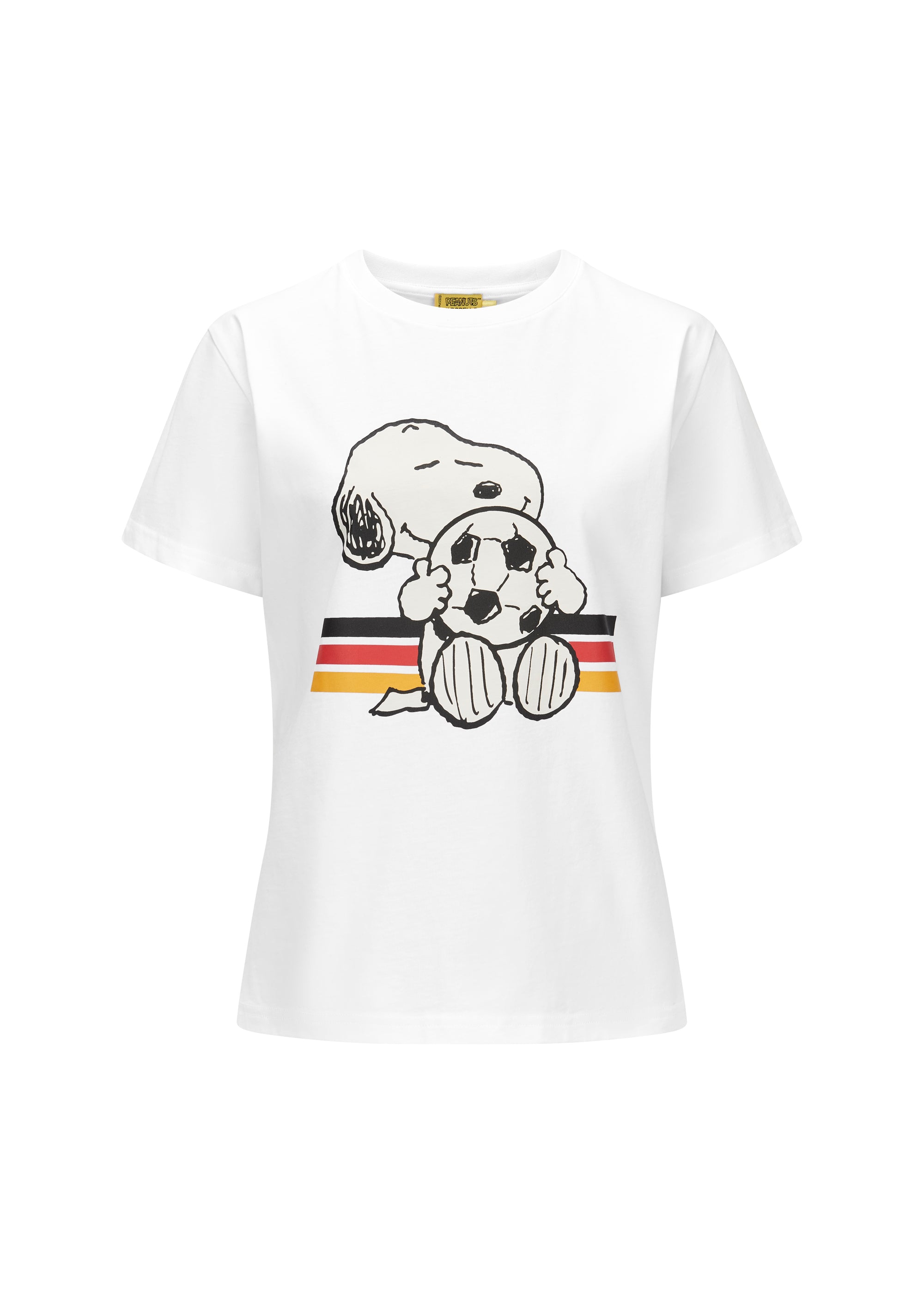 codello-snoopy-fu-ball-limited-edition-t-shirt-wei-dunkelblau image 2