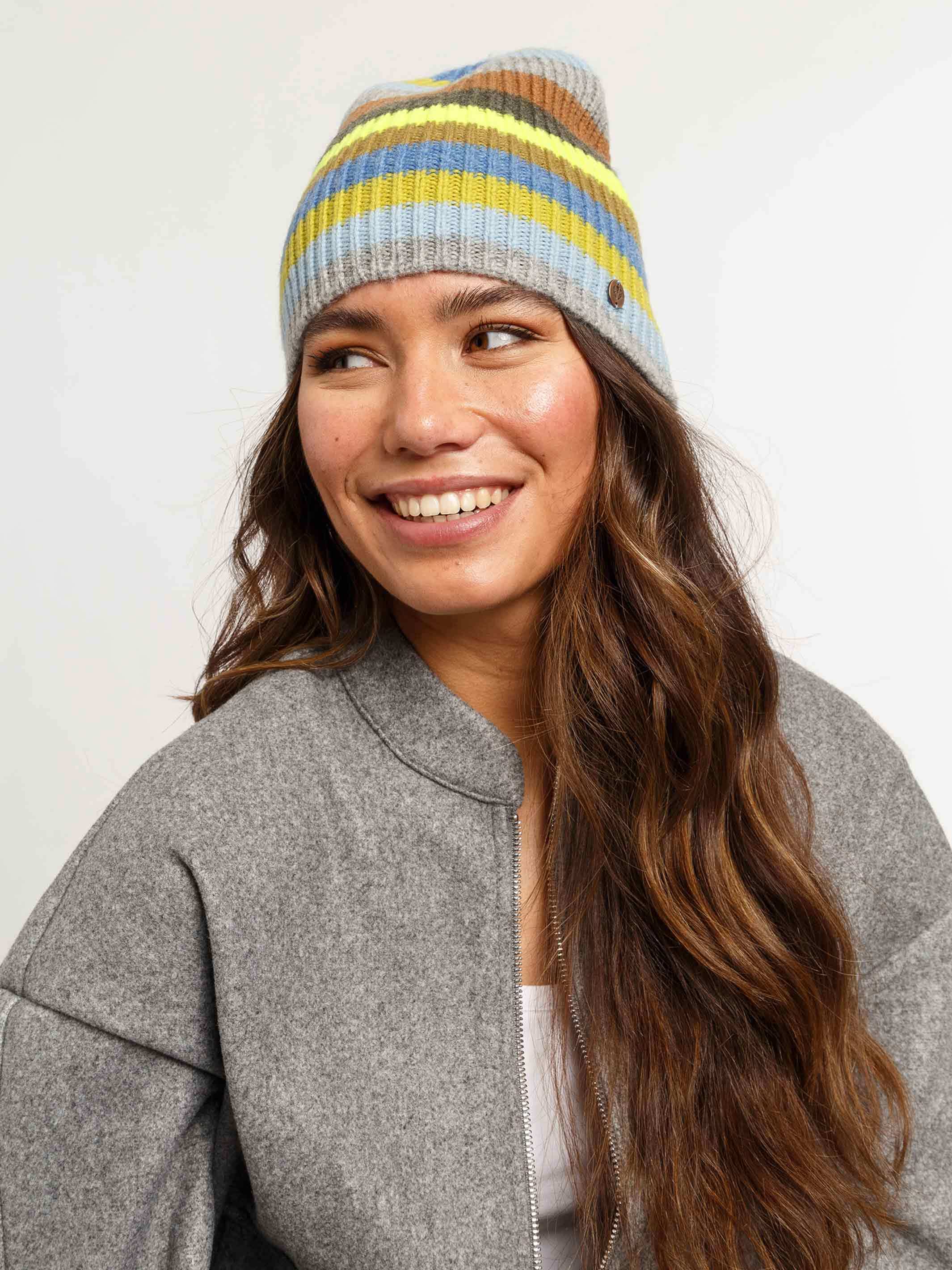 fraas-gestreifte-strickm-tze-aus-reiner-wolle-21-x-23-cm-damen-m-tze-gerippt image 5
