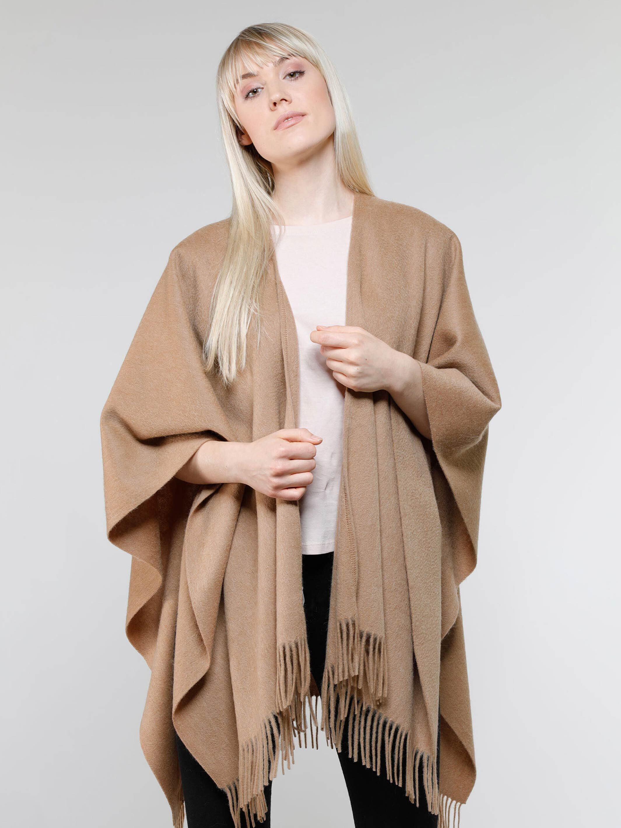 fraas-ruana-poncho-einfarbig-reine-wolle-120-x-160-cm image 4