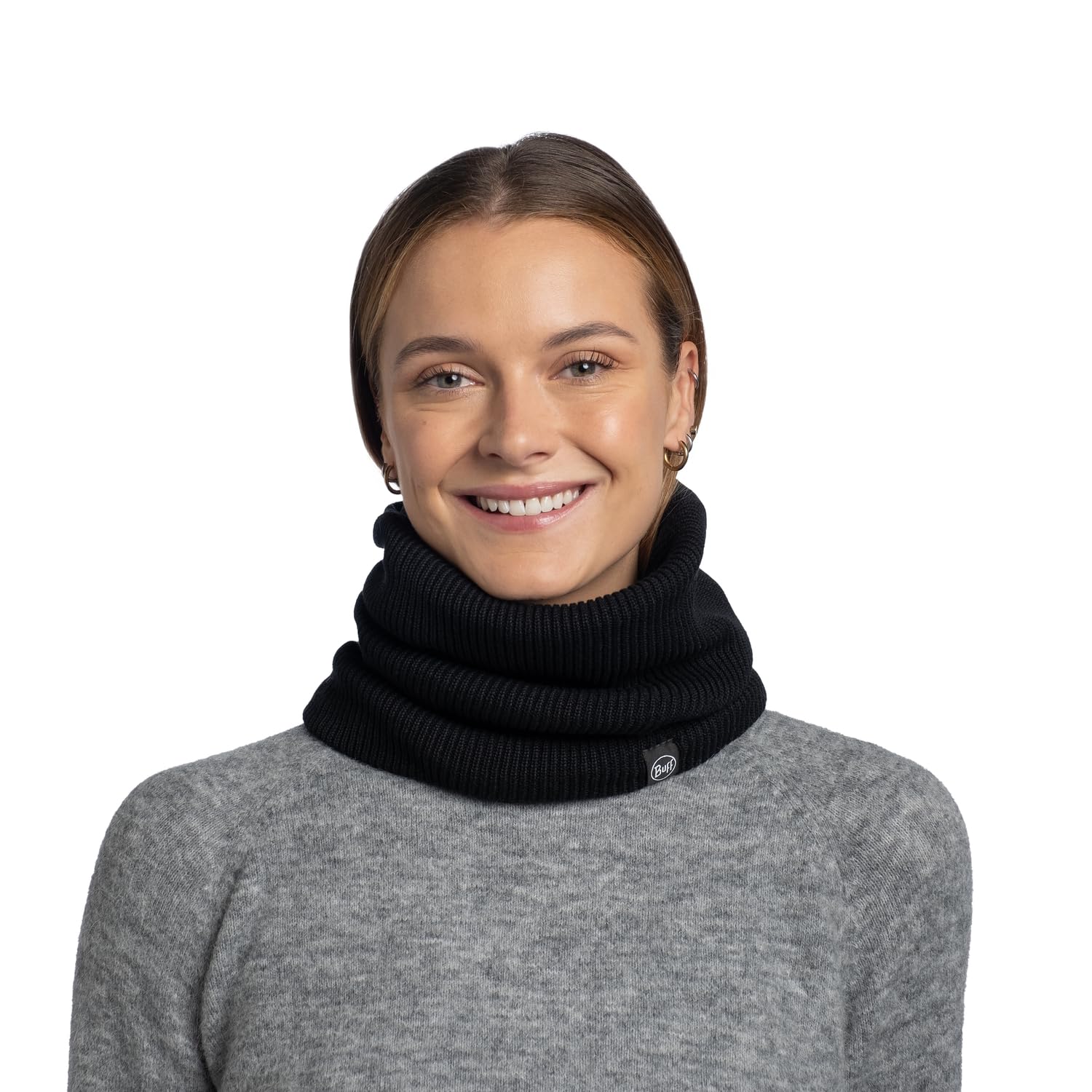 buff-strick-polar-schlauchschal-schwarz-halsw-rmer-unisex image 3