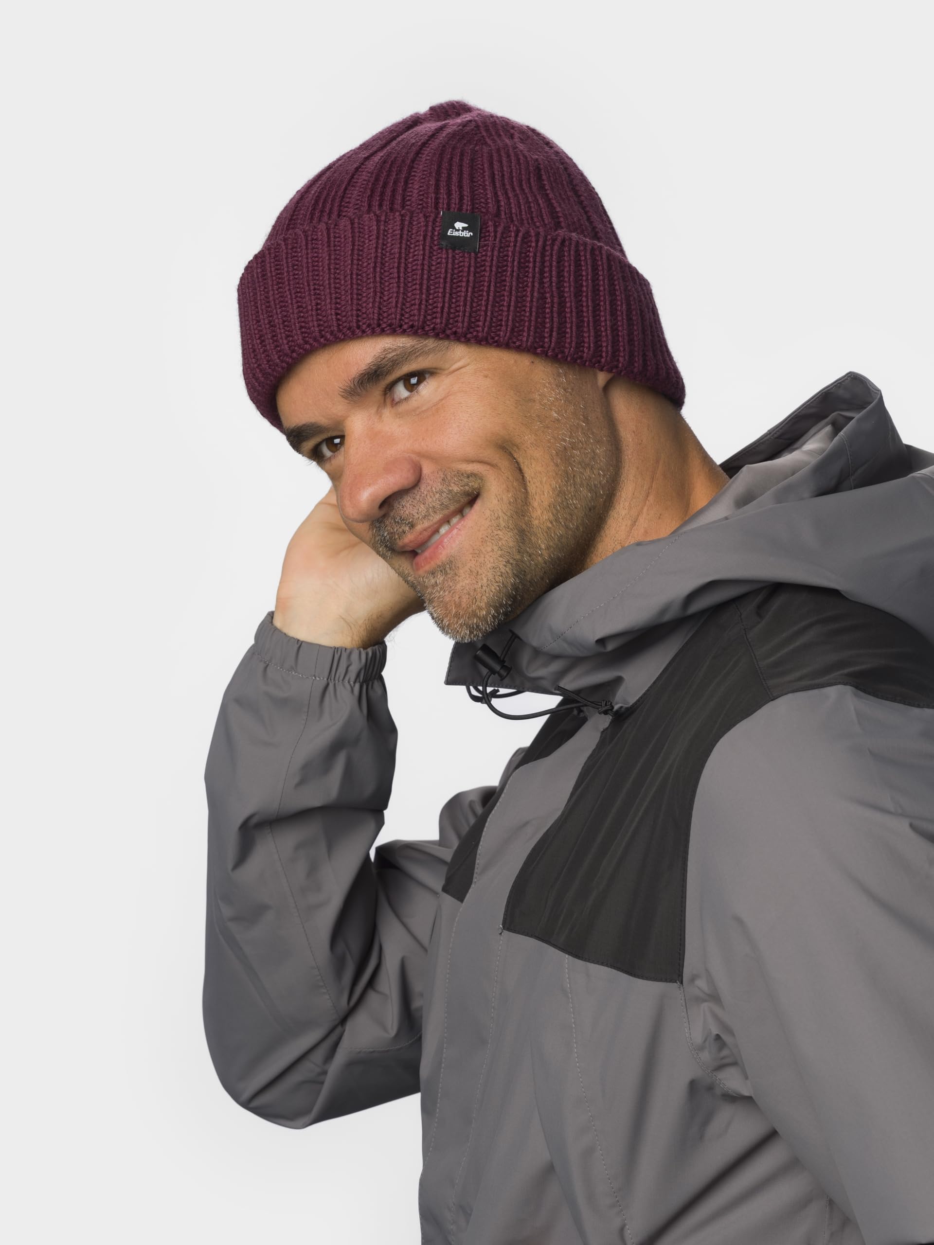eisb-r-ayo-merino-beanie-herren-fisherman-docker-m-tze-winter-mit-fleece image 6