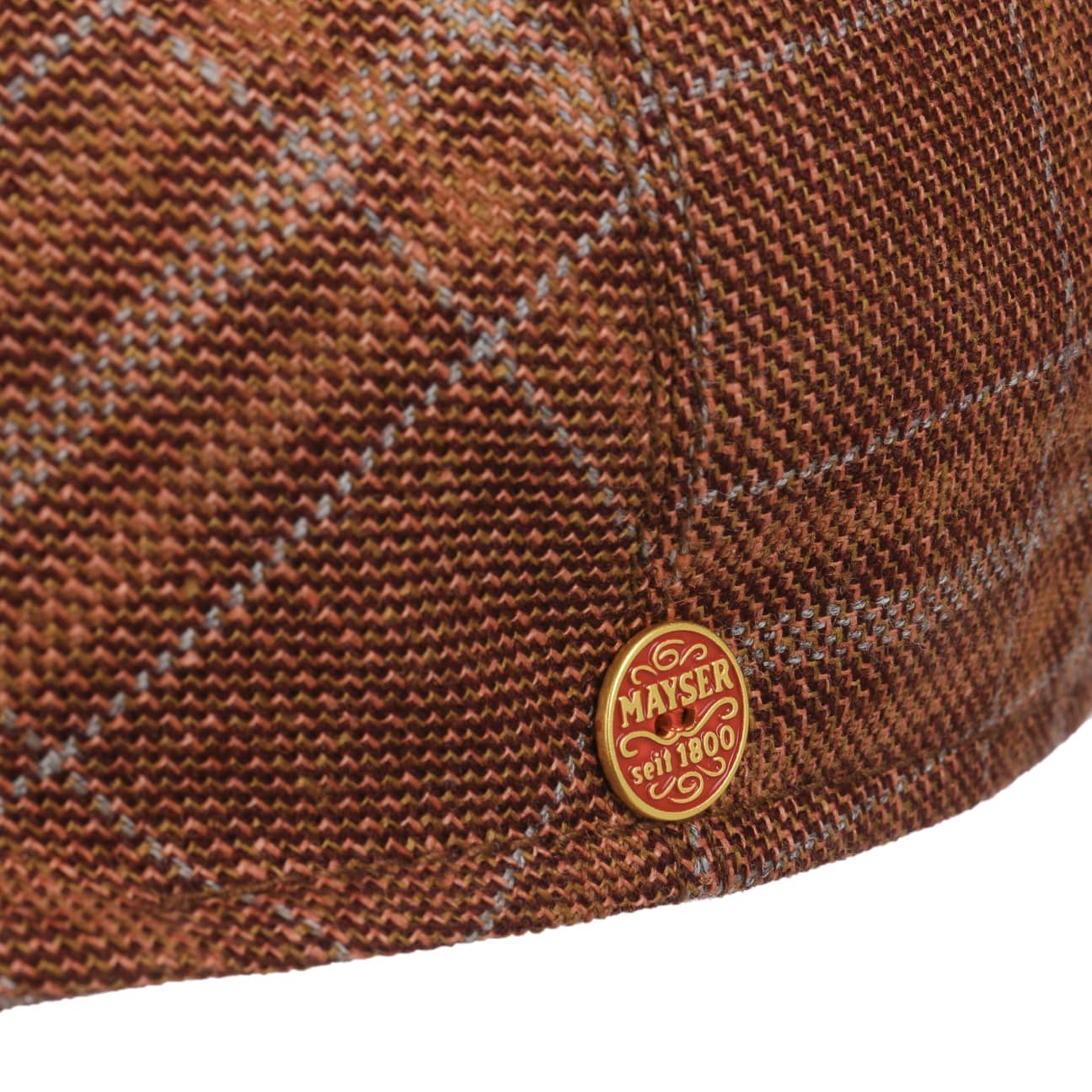 mayser-sidney-leinen-schurwolle-flatcap-herren-karo image 4