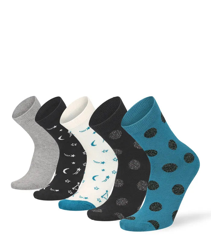 lenz-kindersocken-baumwolle-m-dchen-5-paar image 1
