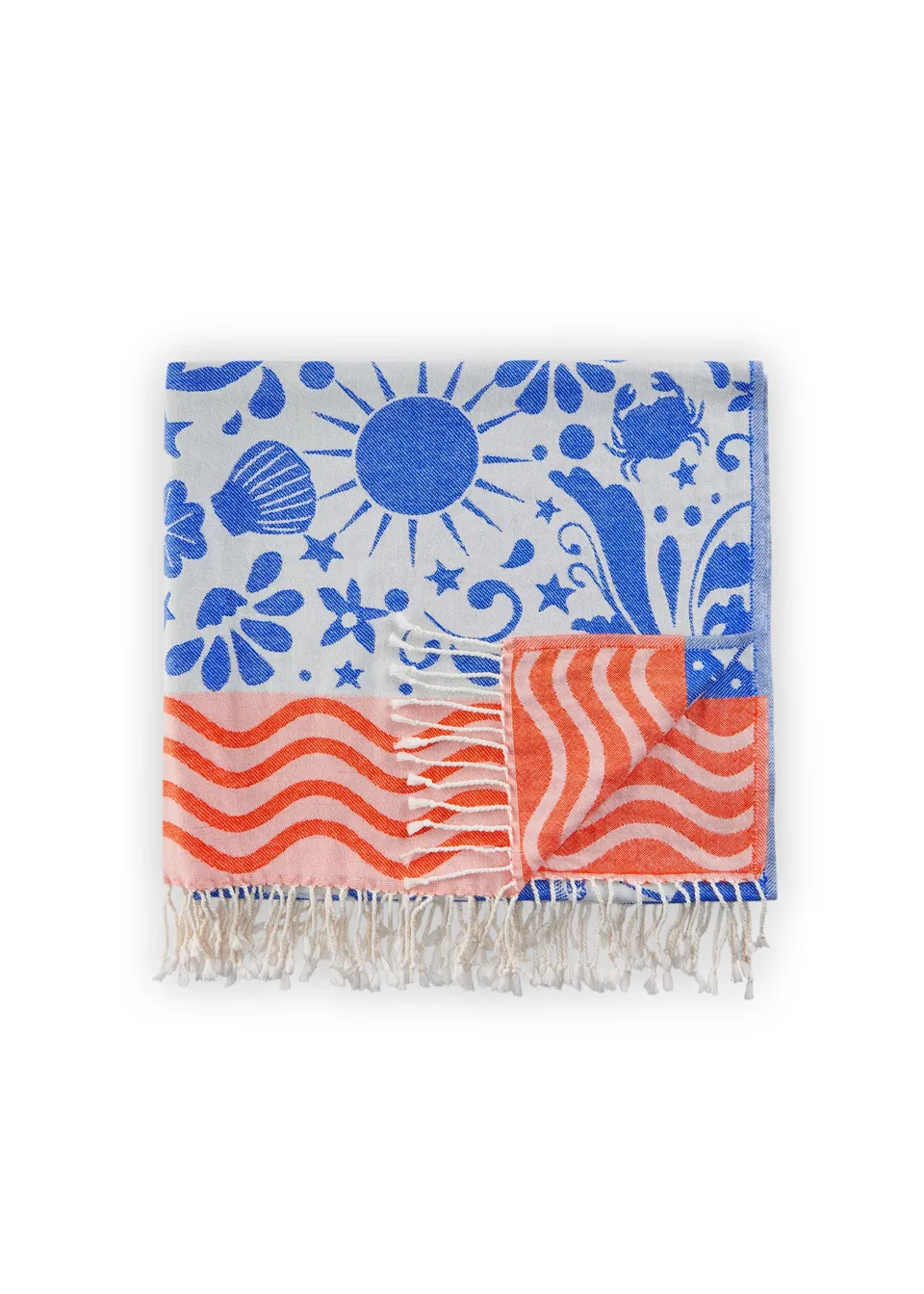 codello-strandtuch-aus-reiner-baumwolle-mit-beach-print image 1