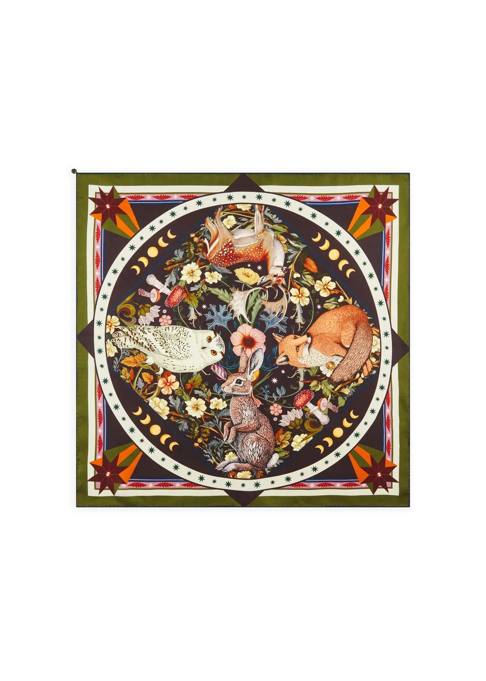 codello-nicki-tuch-aus-seide-mit-waldtier-motiven image 1