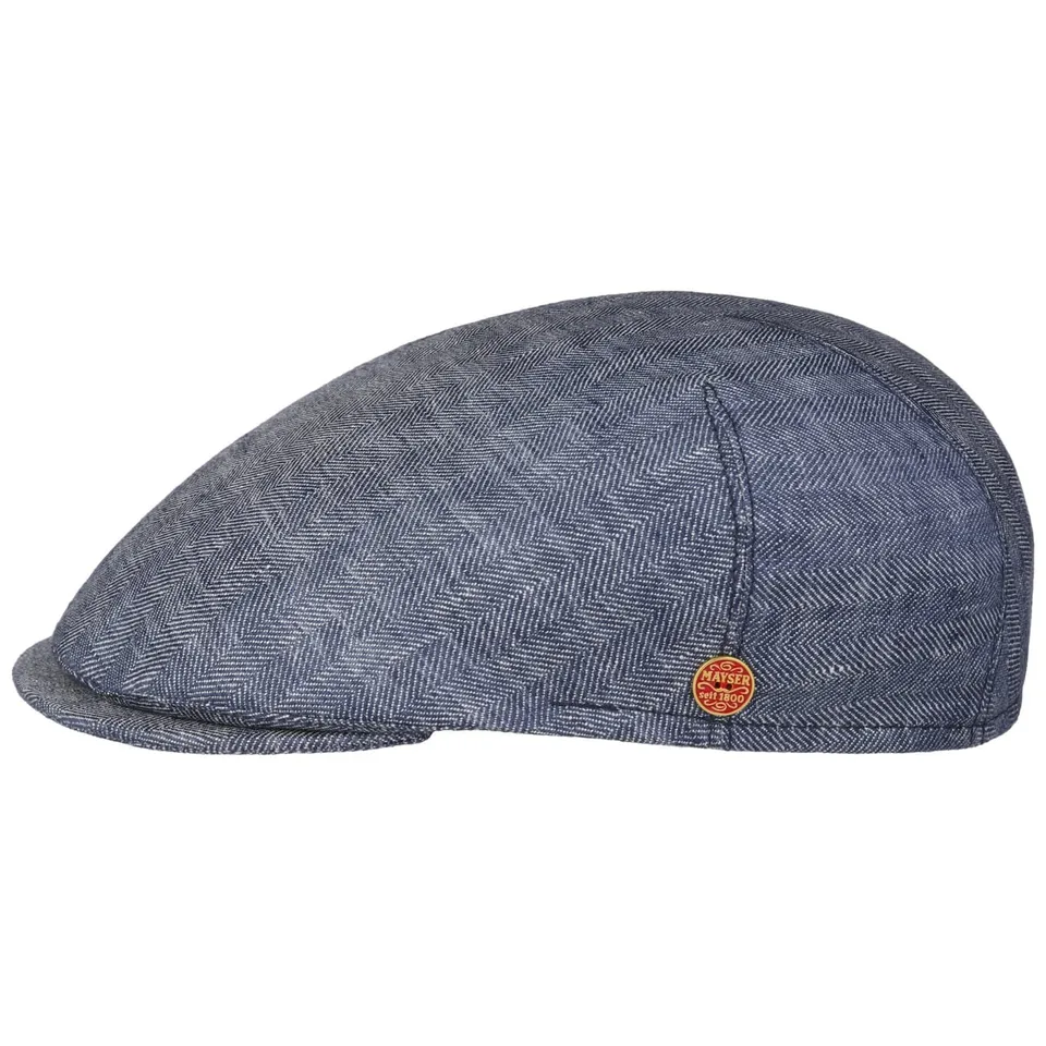 mayser-sidney-herringbone-leinen-flatcap-leichte-schieberm-tze-aus-reinem-leinen image 1