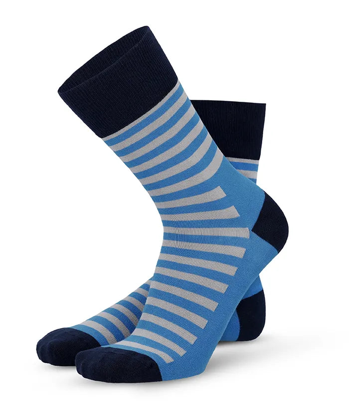 lenz-soft-touch-herren-socken-streifen-blau-komfortsocken image 2