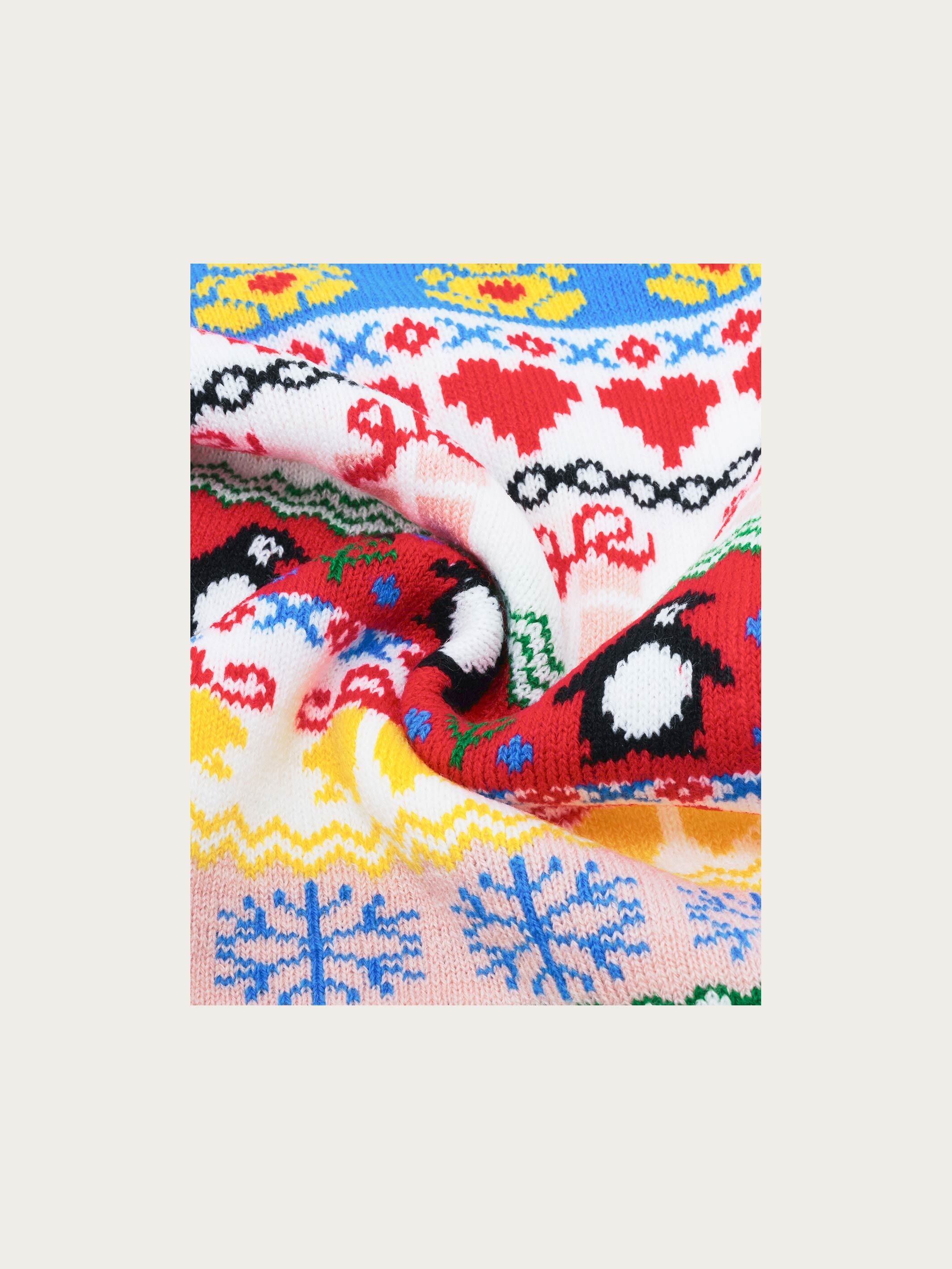 fraas-strickschal-weihnachtsmotive-ugly-christmas-16-5-x-154-cm-aus-polyacryl image 4