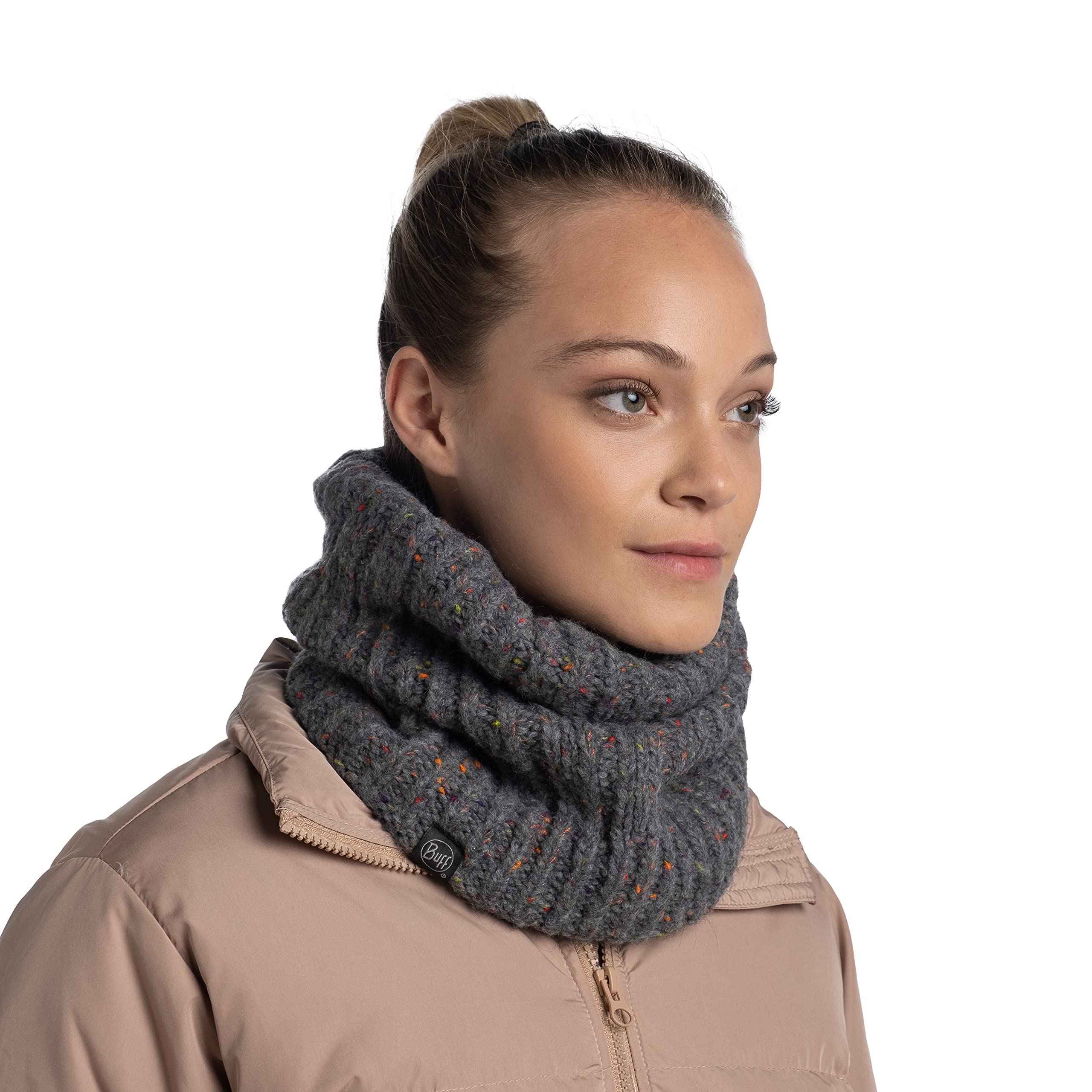buff-unisex-gestrickter-fleece-gef-tterter-halsw-rmer-polar image 4