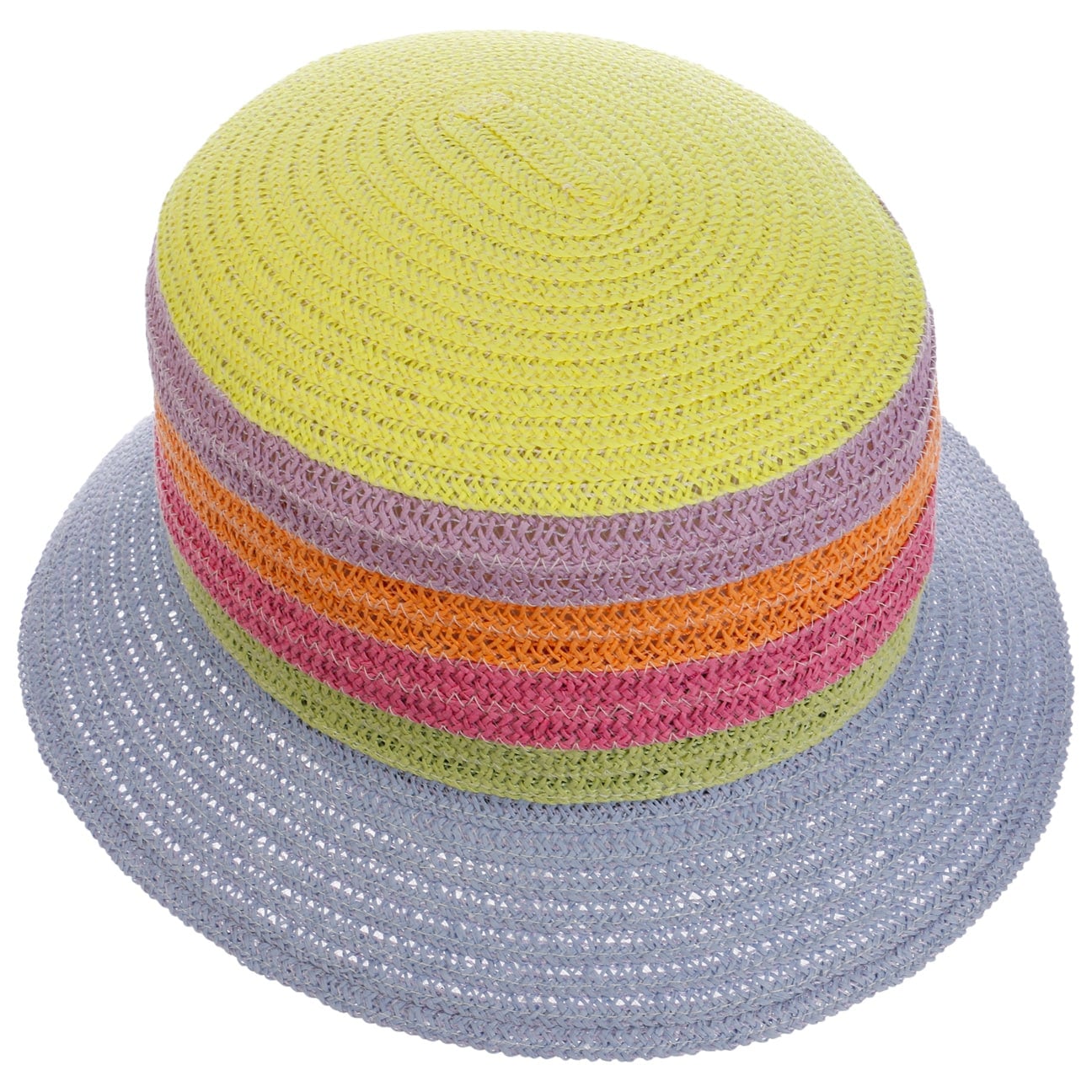 mayser-susanne-multicolour-strohhut-damen-glockenhut-aus-papierstroh-mix-mit-str image 3